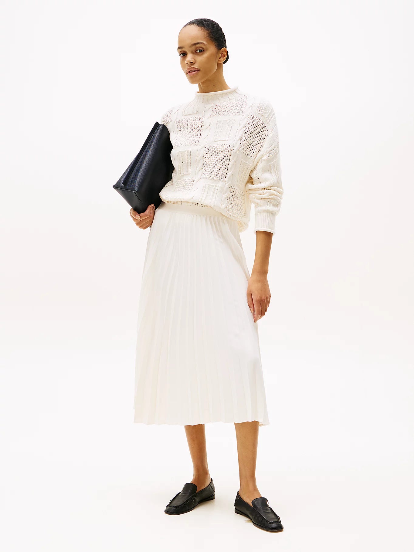 tommy-hilfiger-naisten-hame-fluid-pleated-pull-on-midi-skirt-luonnonvalkoinen-1