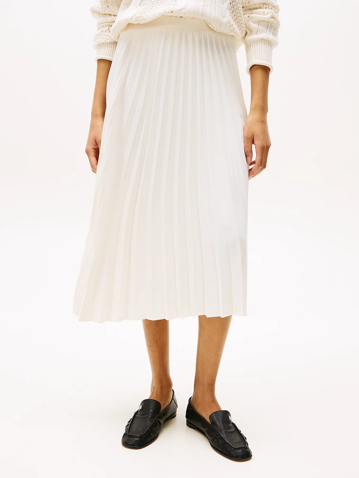 tommy-hilfiger-naisten-hame-fluid-pleated-pull-on-midi-skirt-luonnonvalkoinen-2