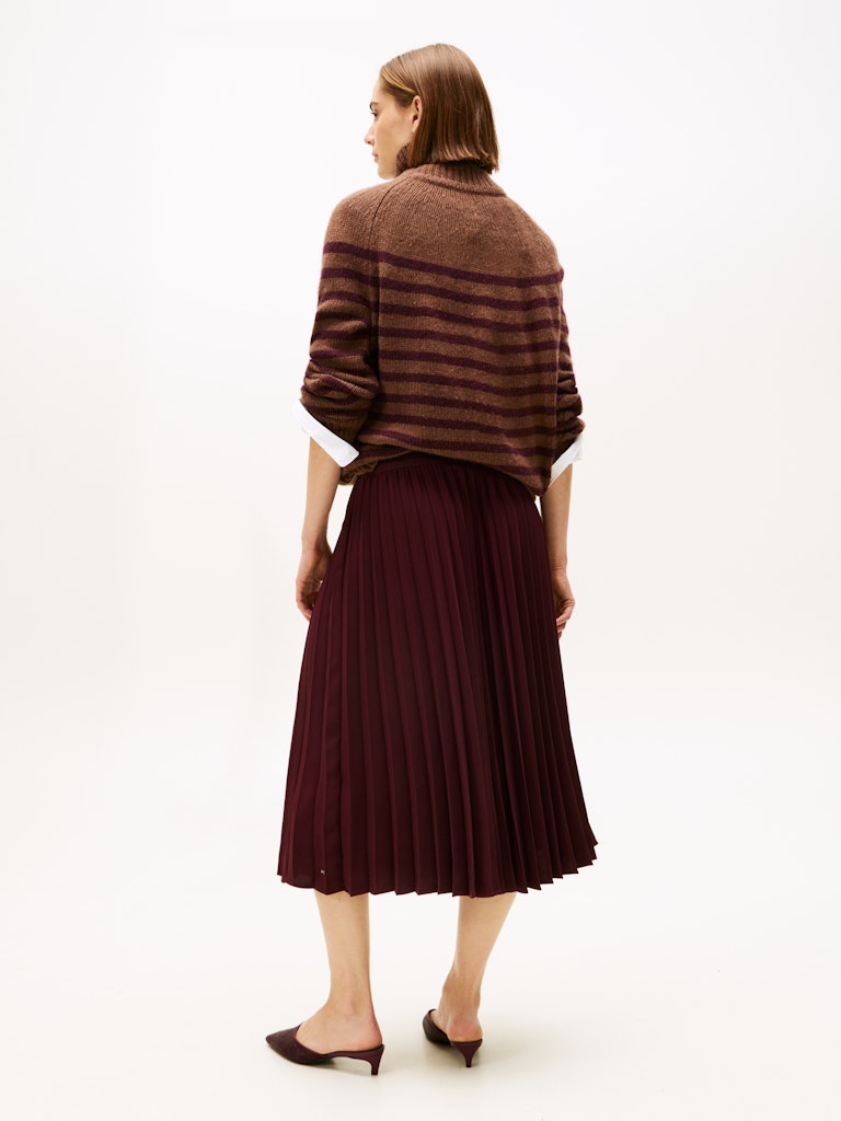 tommy-hilfiger-naisten-hame-fluid-pleated-pull-on-midi-skirt-viininpunainen-3