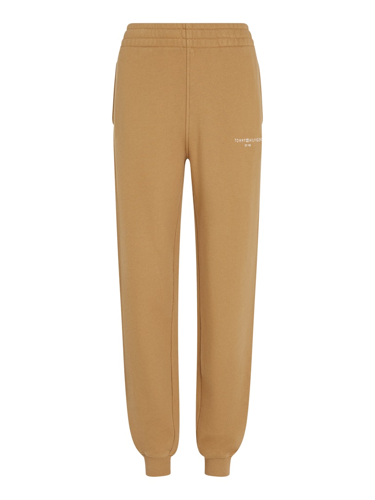 tommy-hilfiger-naisten-housut-reg-mini-corp-sweatpants-kameli-1
