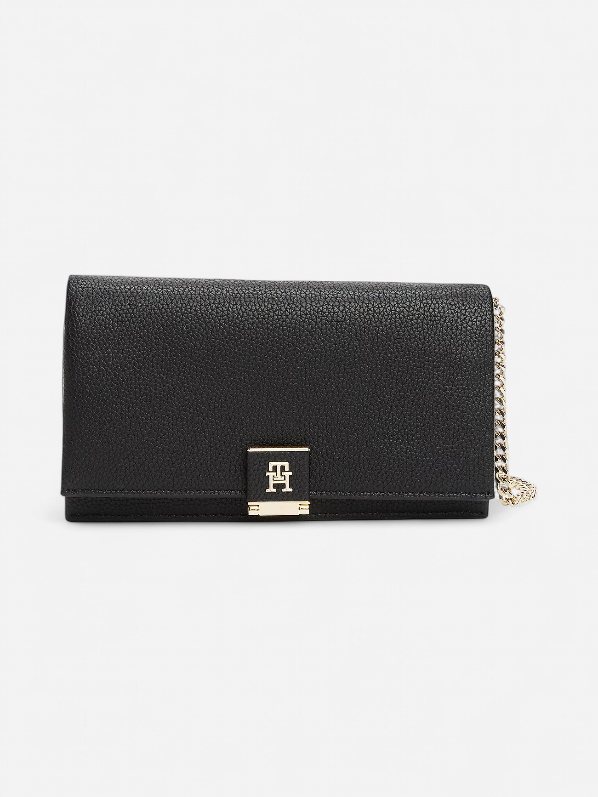 Tommy Hilfiger naisten käsilaukku, TH HER FLAP W/CHAIN Musta - Kekäle.fi