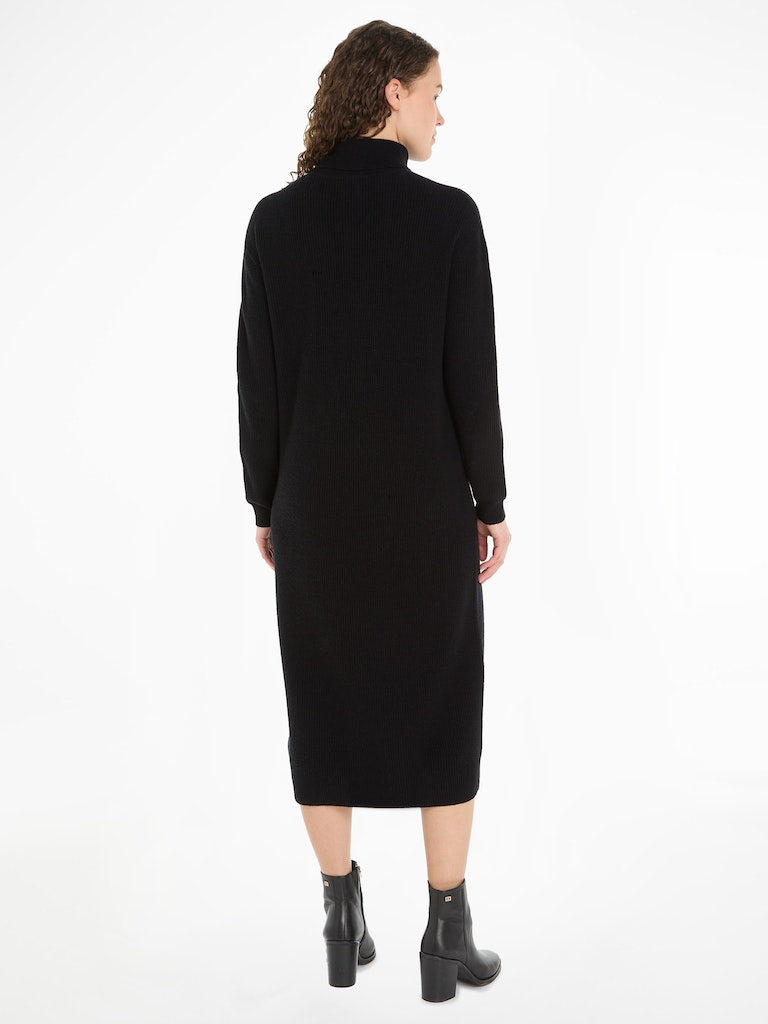 tommy-hilfiger-naisten-mekko-md-wool-cash-roll-nk-midi-dress-musta-2