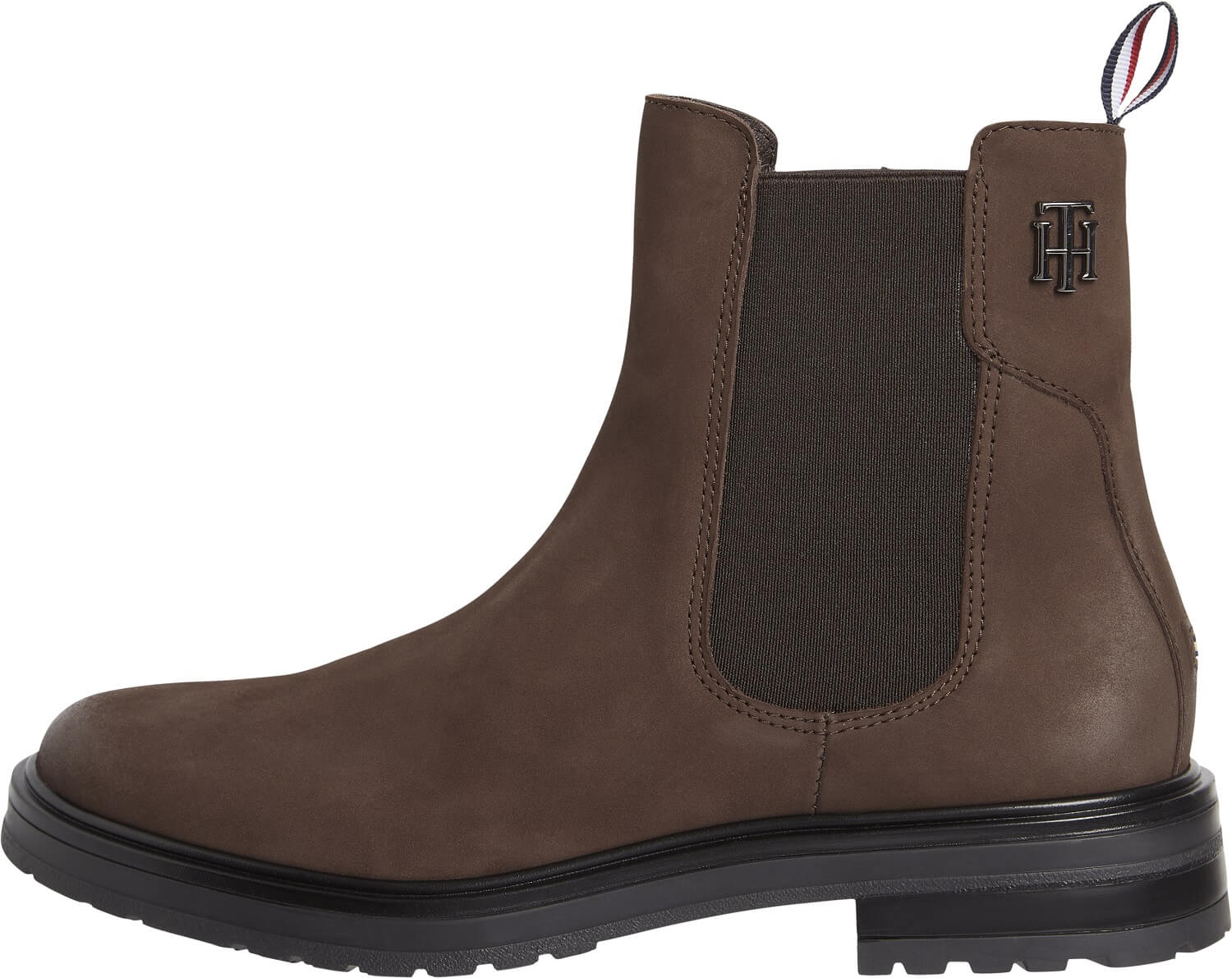 tommy-hilfiger-naisten-nahkakengat-ad-th-stud-flat-boot-tummanruskea-1