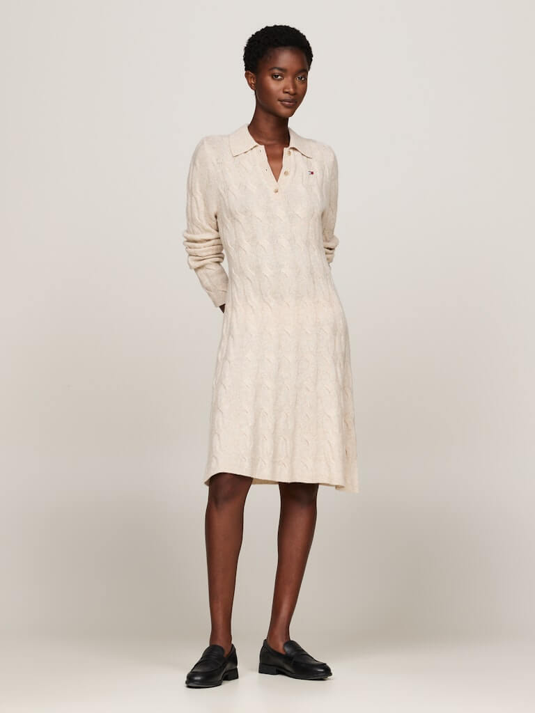 tommy-hilfiger-naisten-neulemekko-soft-wool-cable-polo-dress-luonnonvalkoinen-1