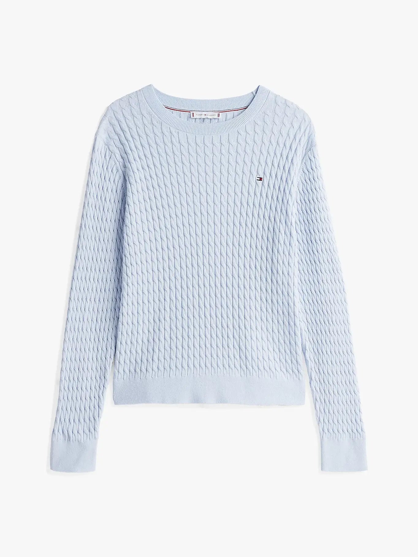 tommy-hilfiger-naisten-neulepusero-co-cable-c-nk-ls-sweater-vaaleansininen-3