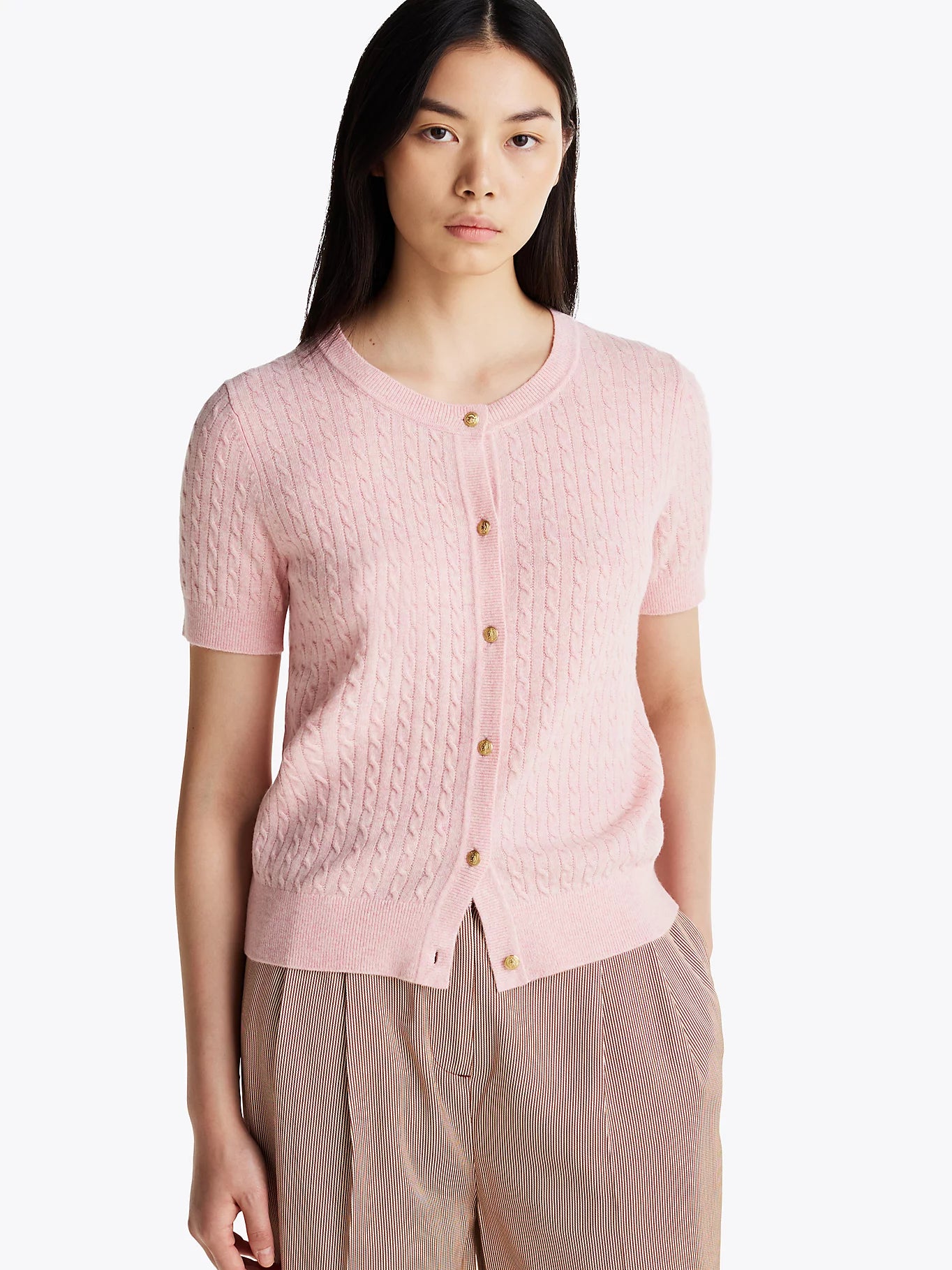 tommy-hilfiger-naisten-neuletakki-mini-cable-c-nk-cardi-ss-vaaleanpunainen-1