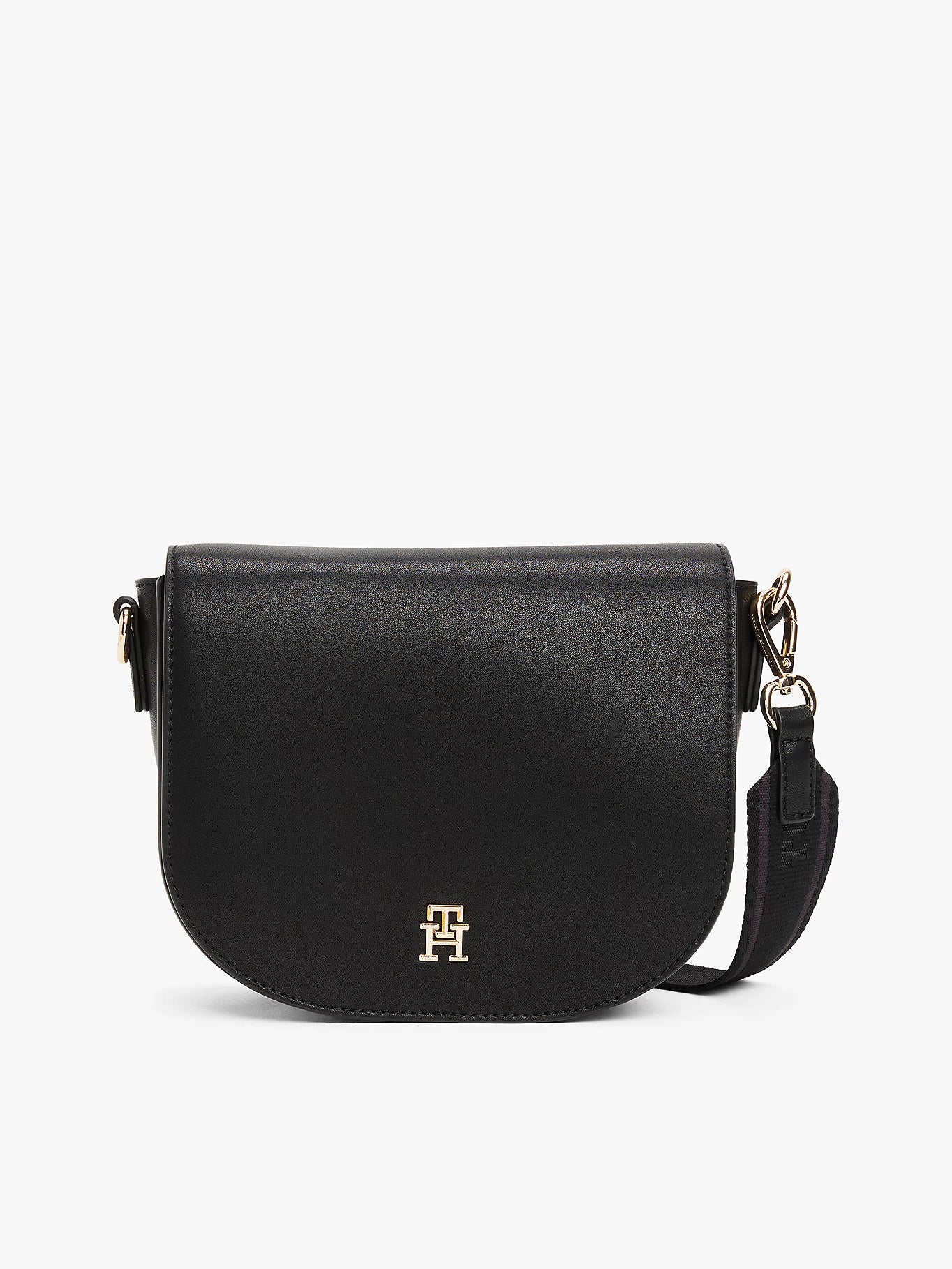 tommy-hilfiger-naisten-olkalaukku-th-logotape-saddle-bag-musta-1
