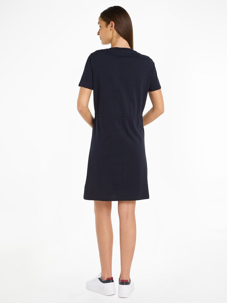 tommy-hilfiger-naisten-paitamekko-1985-reg-mini-corp-tee-dress-sininen-kuosi-2