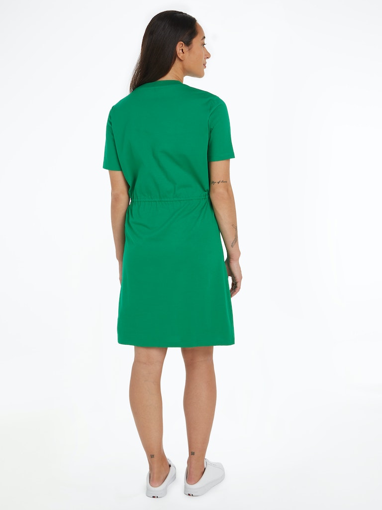 tommy-hilfiger-naisten-paitamekko-1985-reg-mini-corp-tee-dress-vihrea-2