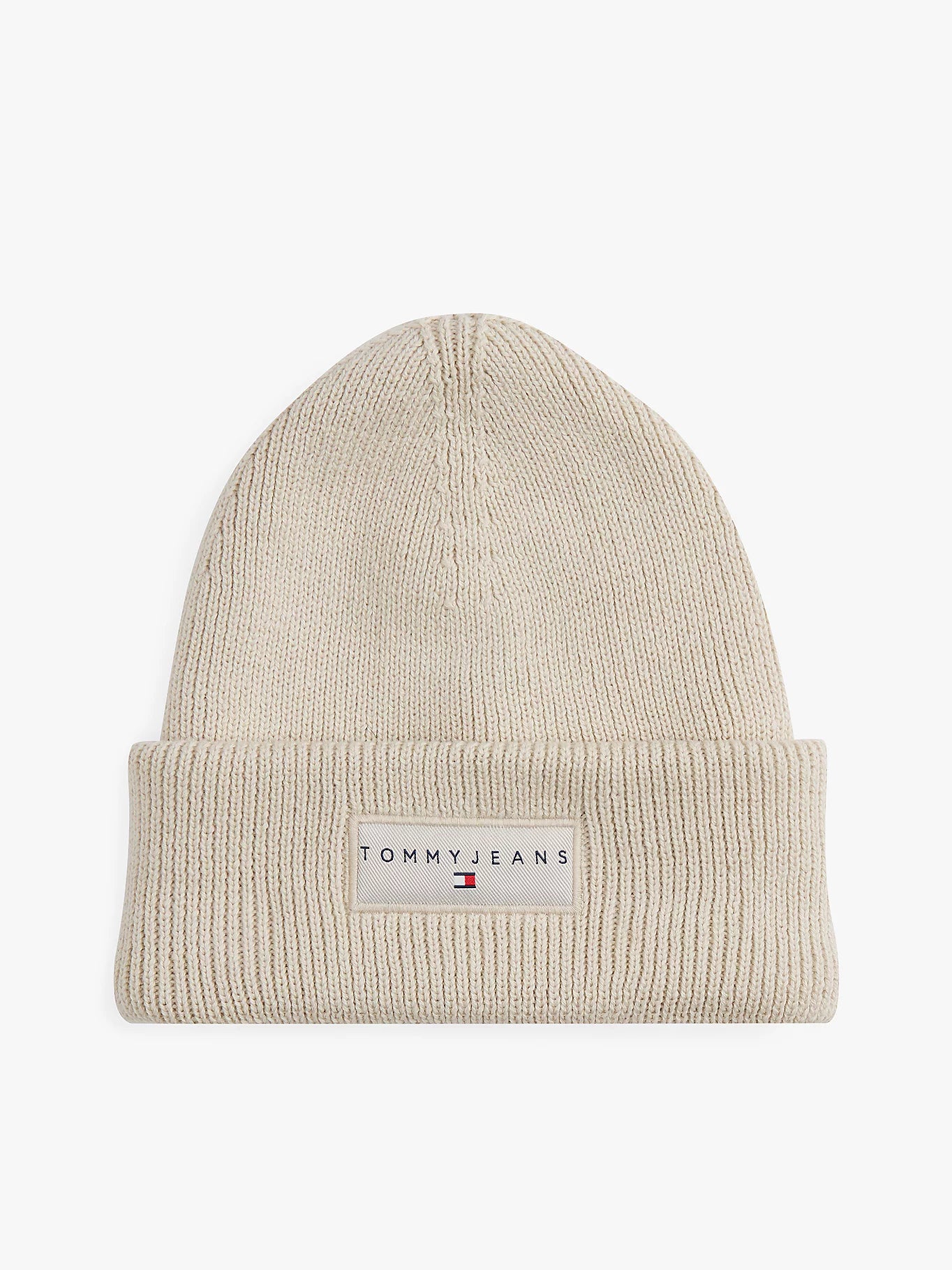 tommy-hilfiger-naisten-pipo-tjw-linear-beanie-luonnonvalkoinen-1