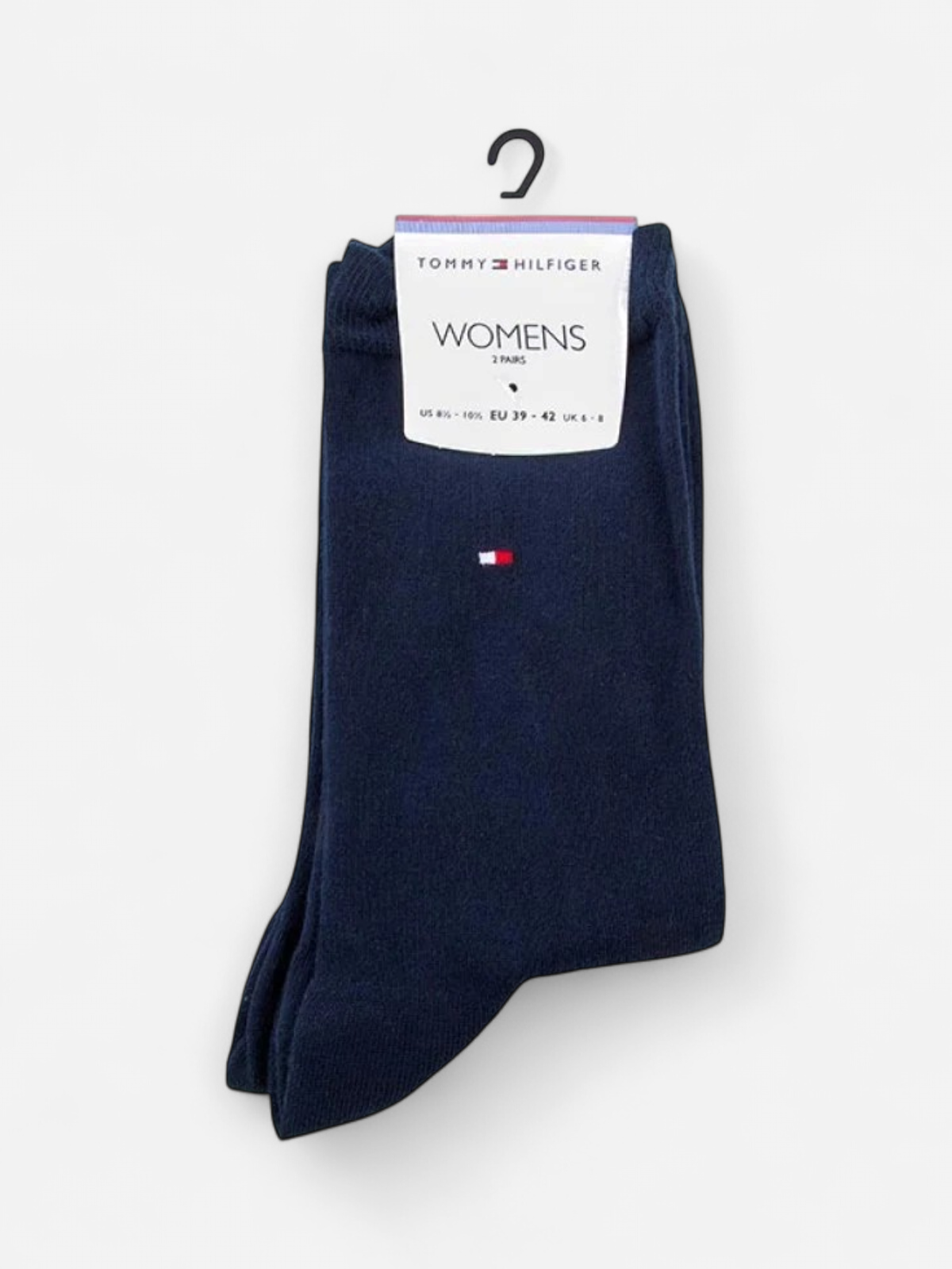 Tommy Hilfiger naisten sukat, 2-pack Tummansininen - Kekäle.fi