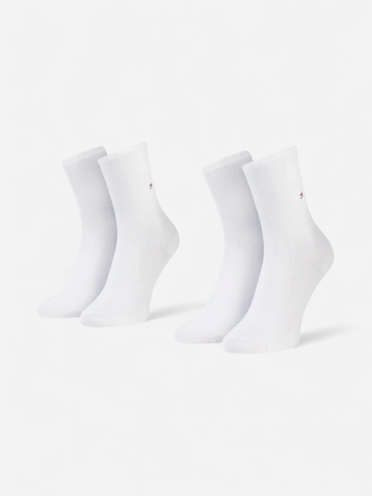 Tommy Hilfiger naisten sukat, 2-pack Valkoinen - Kekäle.fi