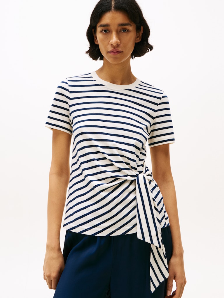 tommy-hilfiger-naisten-t-paita-knot-boat-nk-ss-tee-raidallinen-valkoinen-1