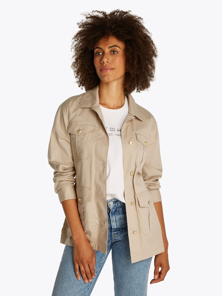 tommy-hilfiger-naisten-takki-gold-button-utility-jacket-vaalea-beige-1