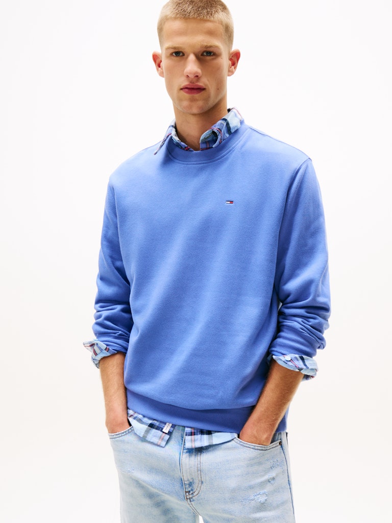 tommy-jeans-miesten-collegepaita-slim-jaspe-tee-sininen-1