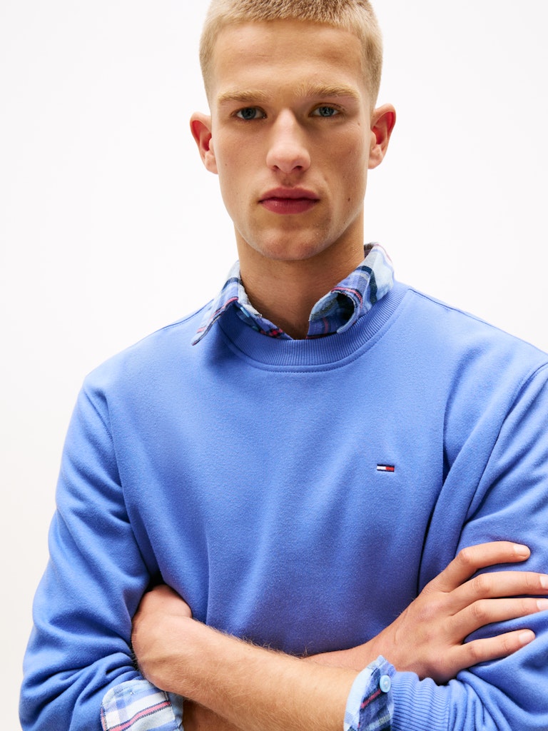 tommy-jeans-miesten-collegepaita-slim-jaspe-tee-sininen-5