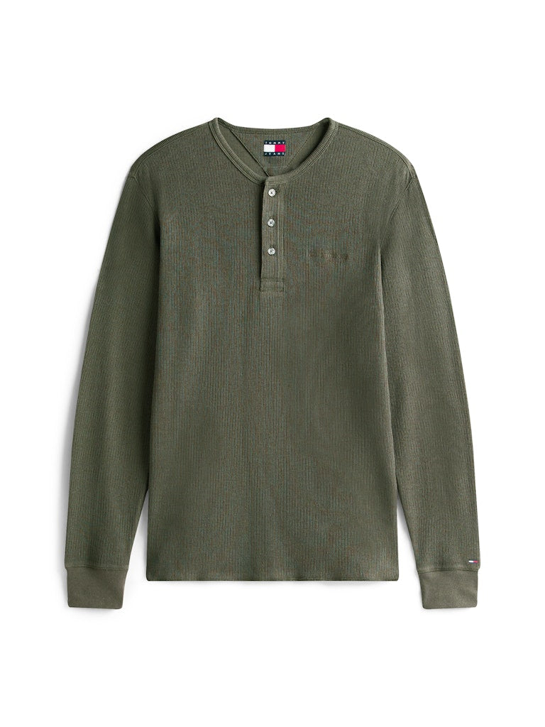 tommy-jeans-miesten-paita-tjm-slim-waffle-script-henley-vihrea-4