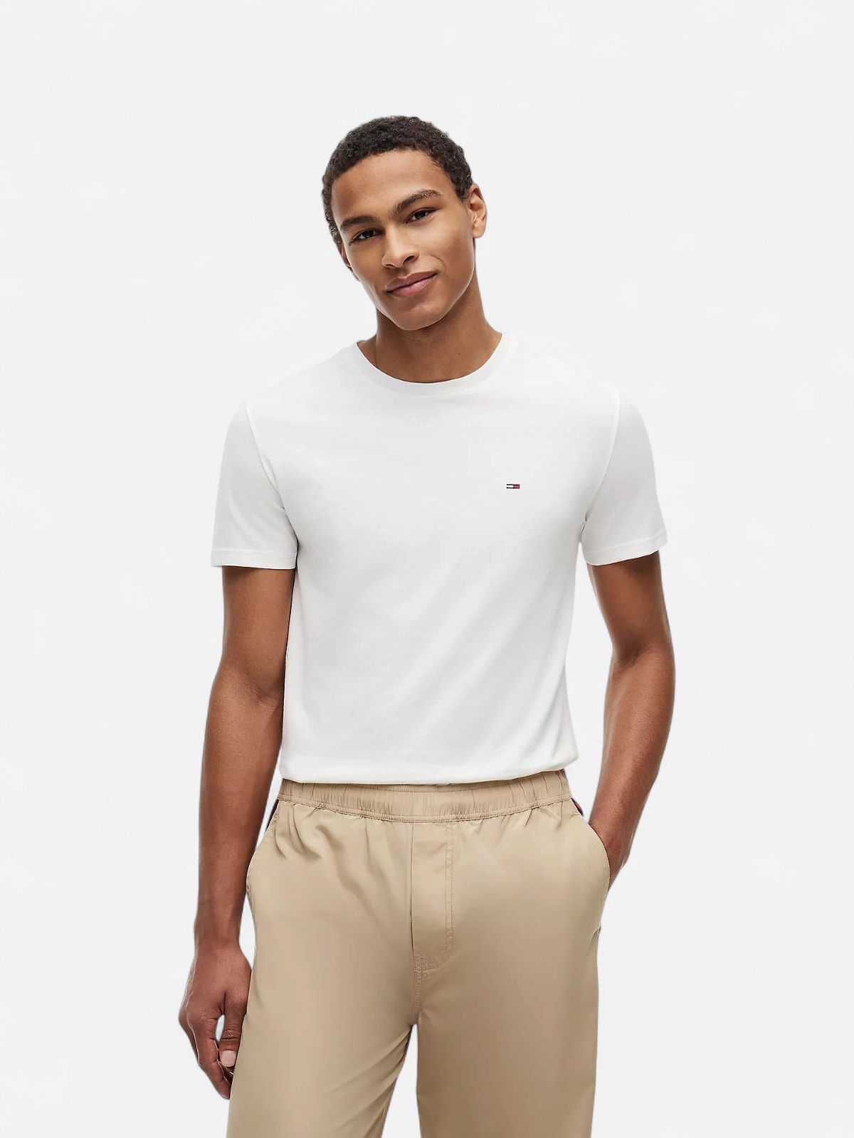 Tommy Jeans miesten t-paita Extra Slim, valkoinen - Kekäle.fi