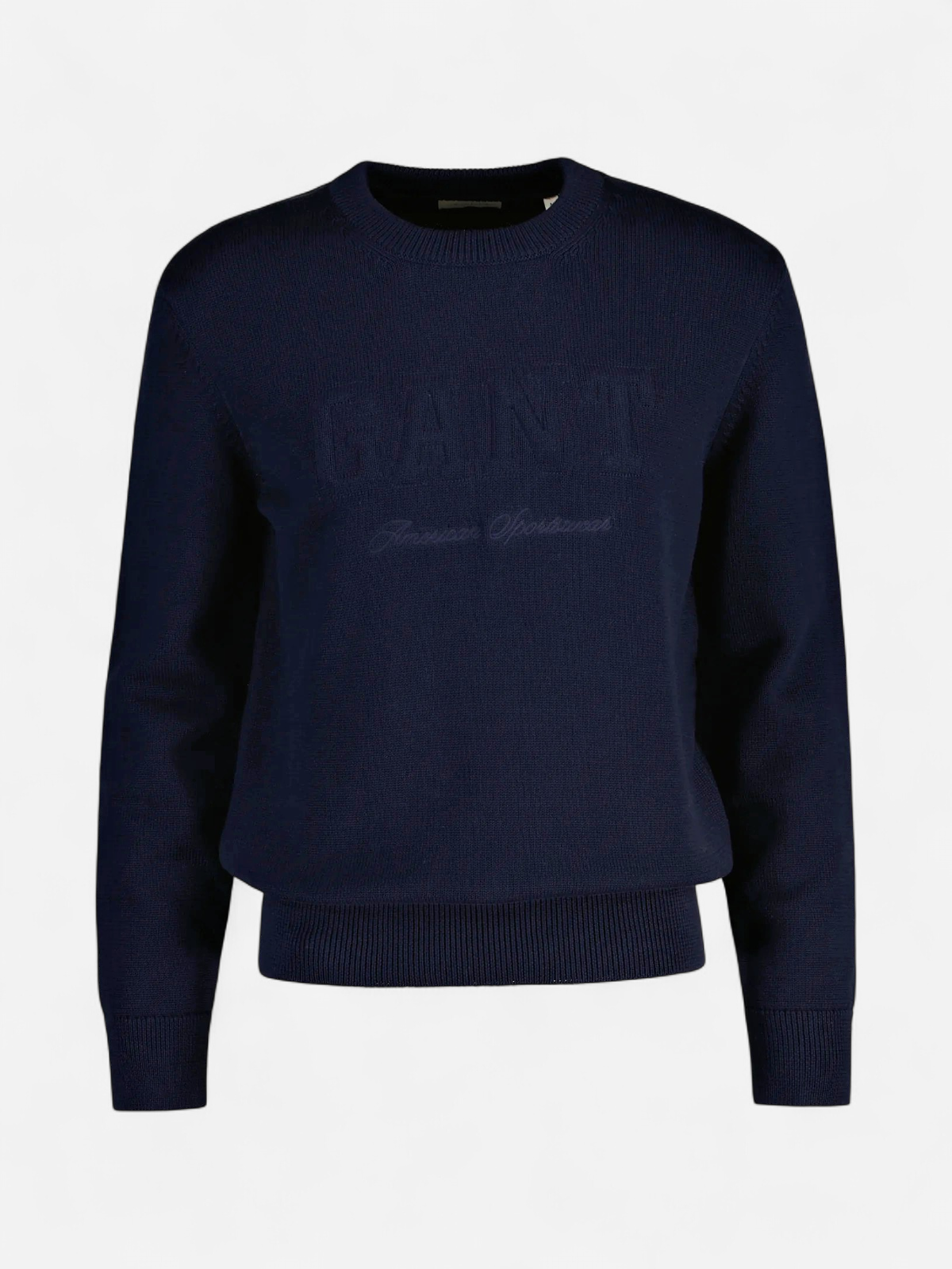 Gant miesten neulepusero Tonal Graphic C-Neck, tummansininen - Kekäle.fi