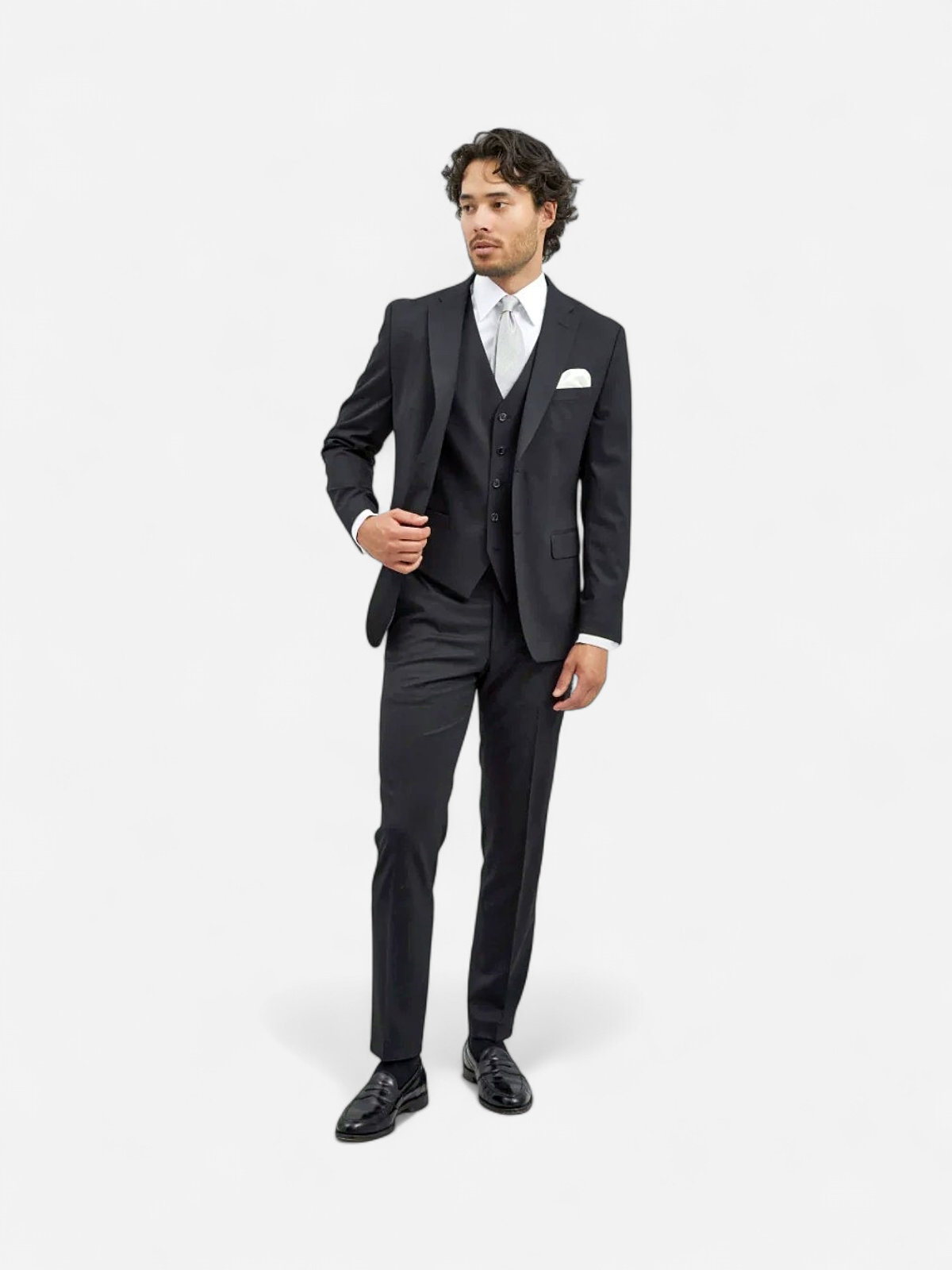Turo miesten puvuntakki Barcelona Modern Fit, musta - Kekäle.fi