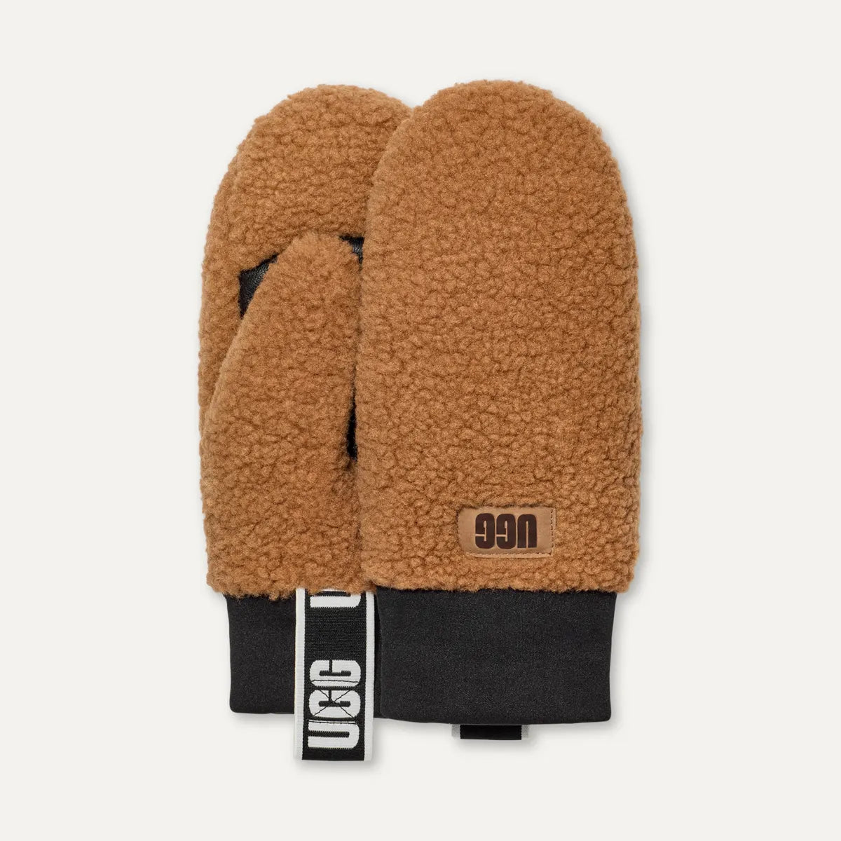 ugg-naisten-kasineet-w-uggfluff-mitten-with-logo-tape-kaakaonruskea-1
