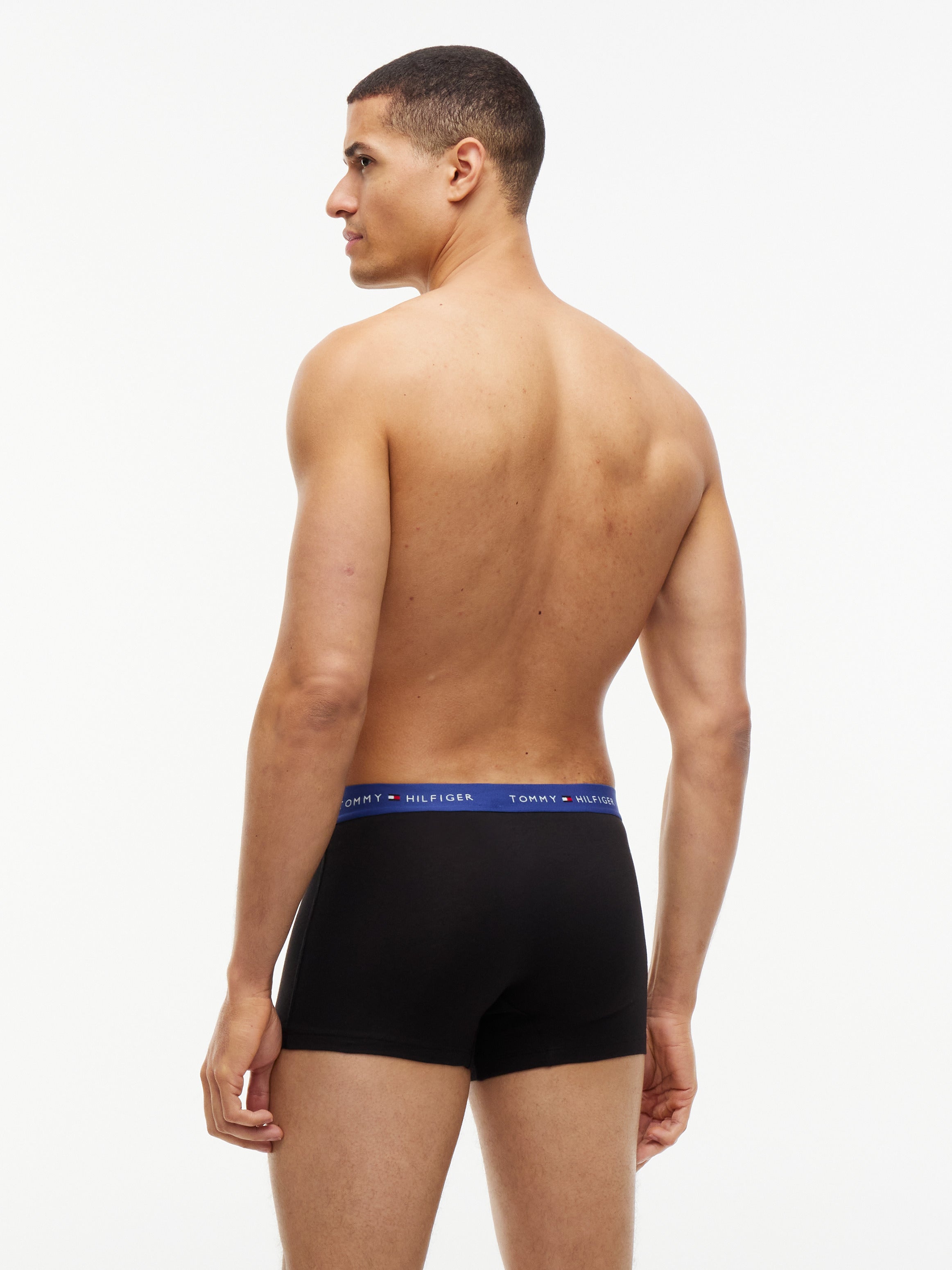 Tommy Hilfiger miesten bokserit 3P Trunk WB, musta