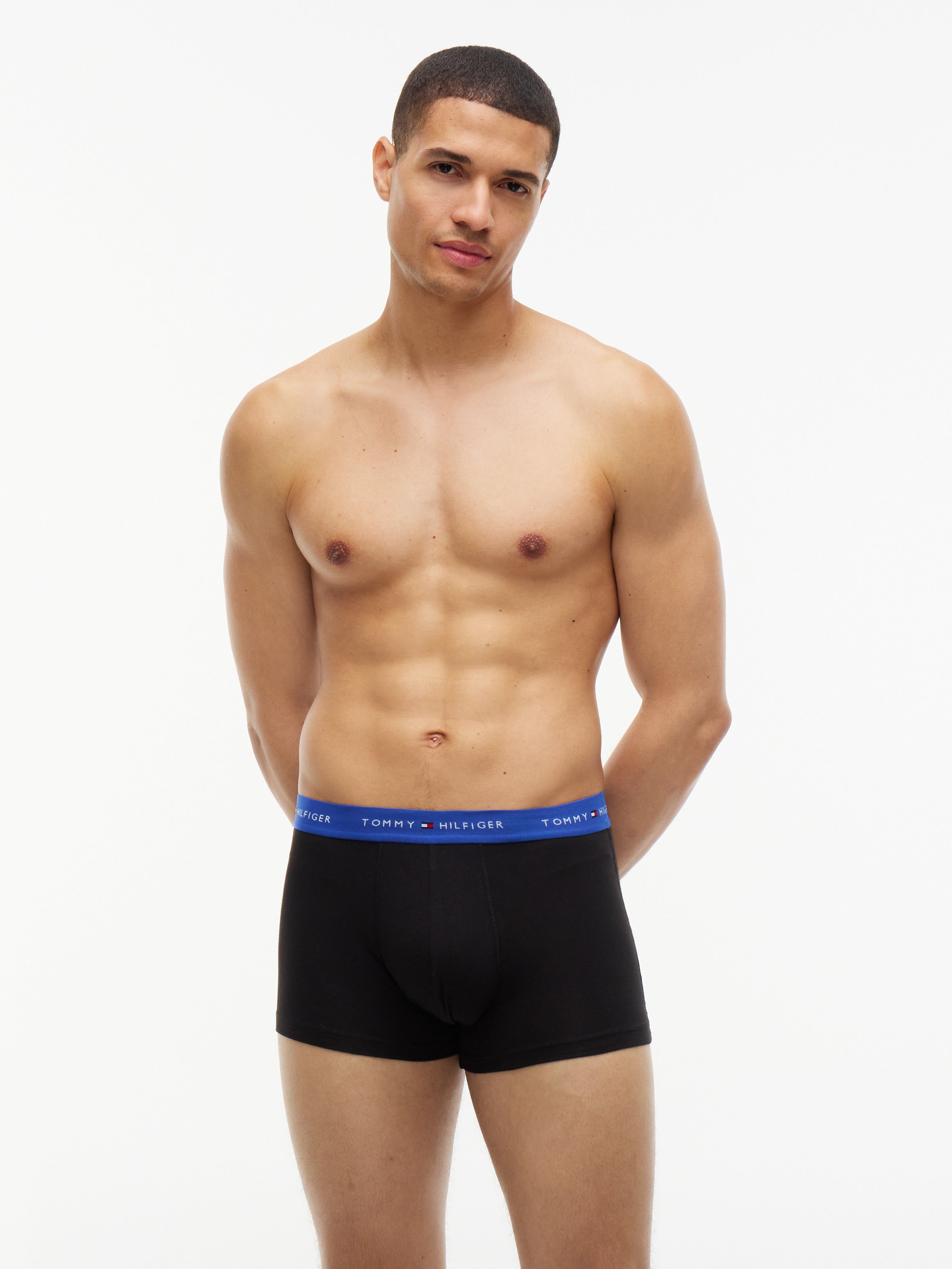 Tommy Hilfiger miesten bokserit 3P Trunk WB, musta