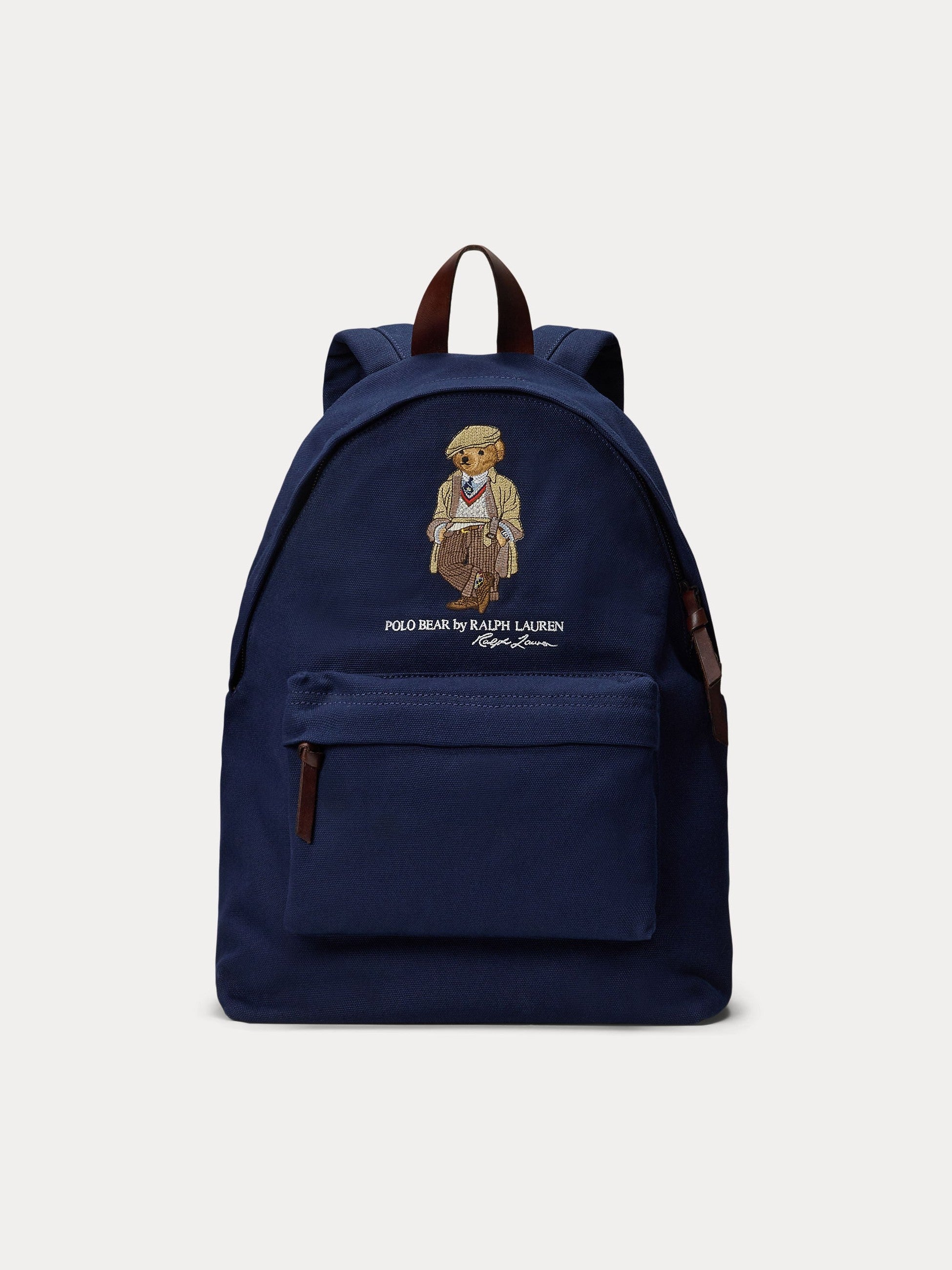 Polo Ralph Lauren Unisex reppy Polo bear Canvas Backbag, tummansininen