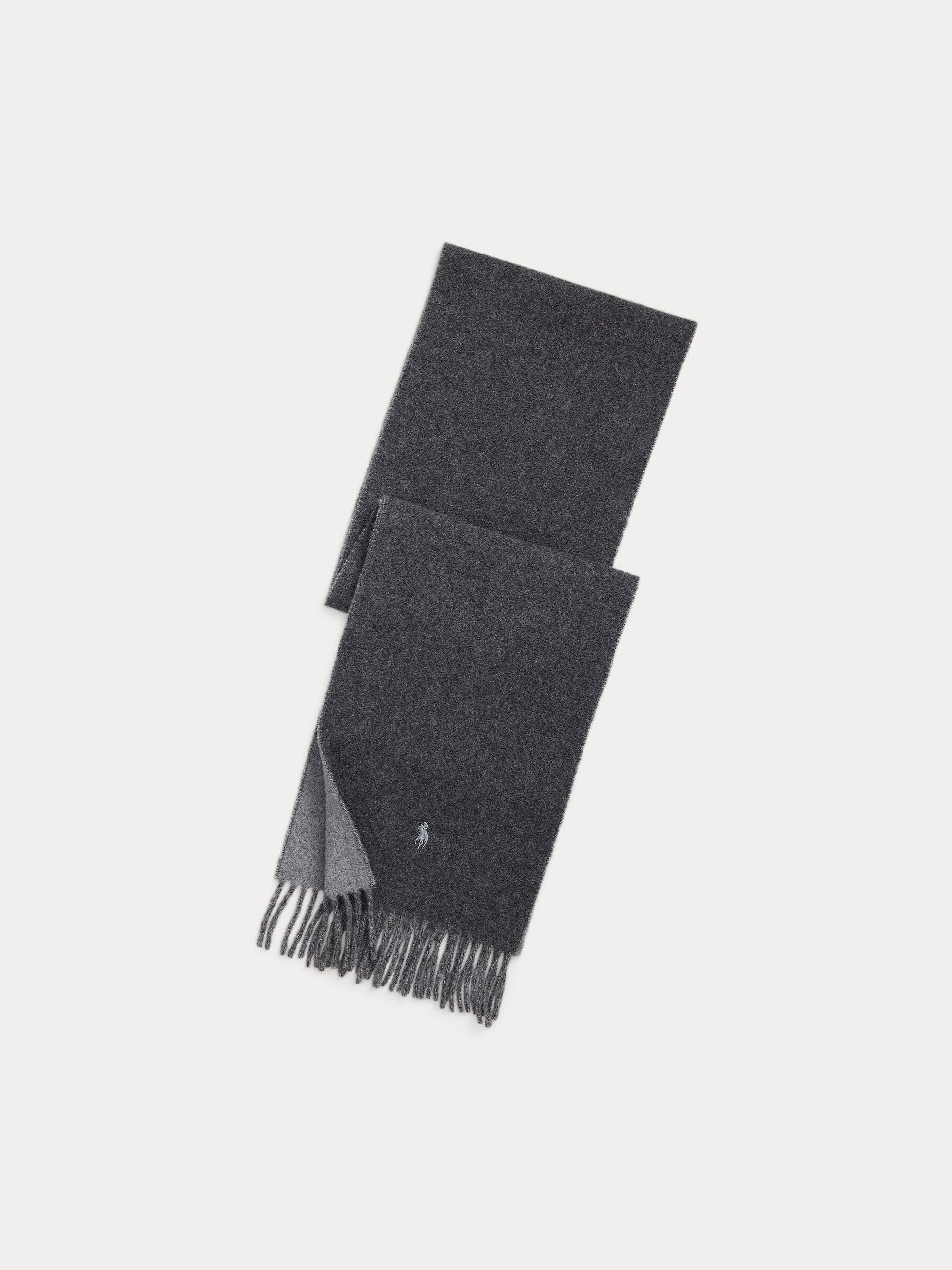 Polo Ralph Lauren huivi CLSSC RVRSBL Scarf Oblong, tummanharmaa