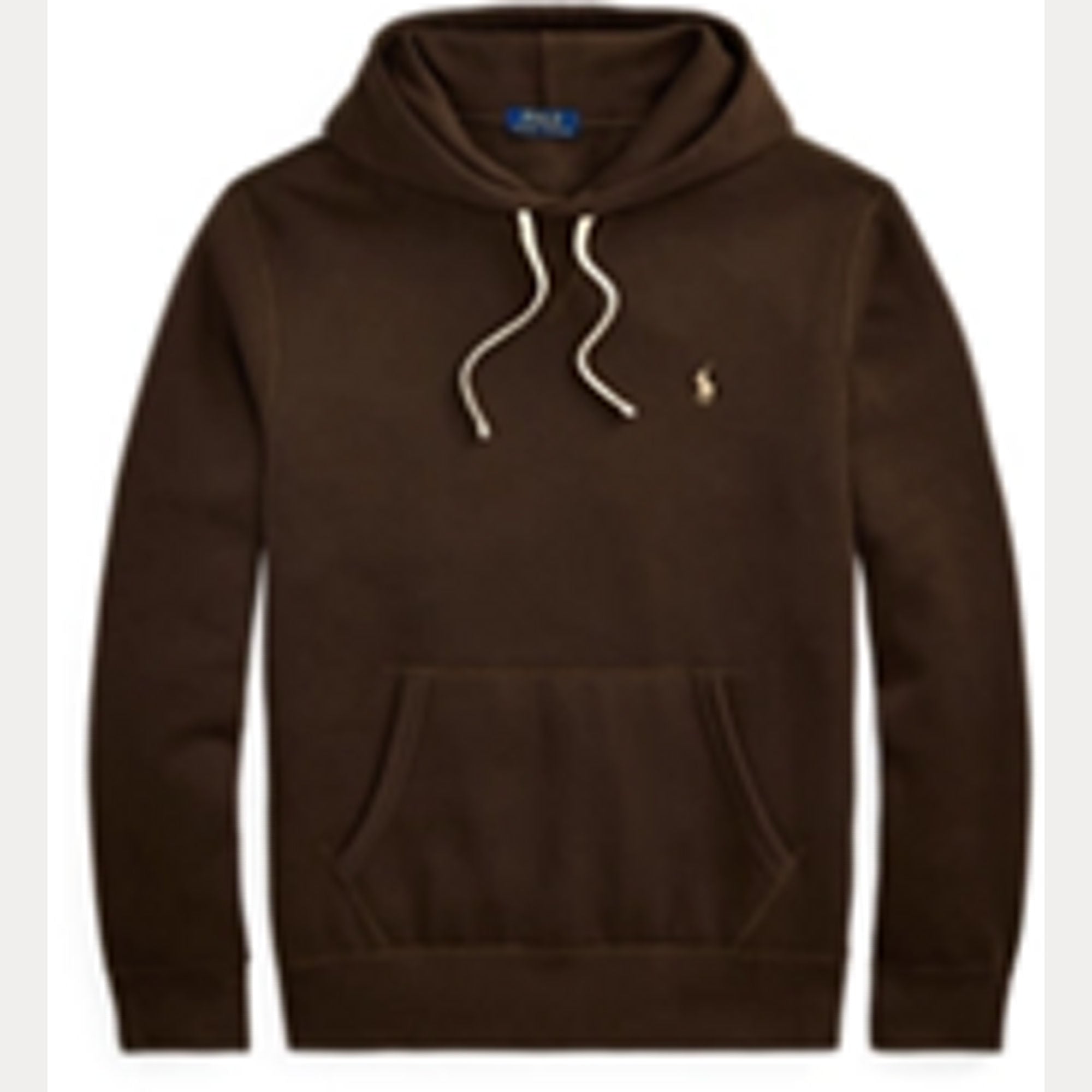 Polo Ralph Lauren miesten huppari Long Pull Over Hoodie, tummanruskea