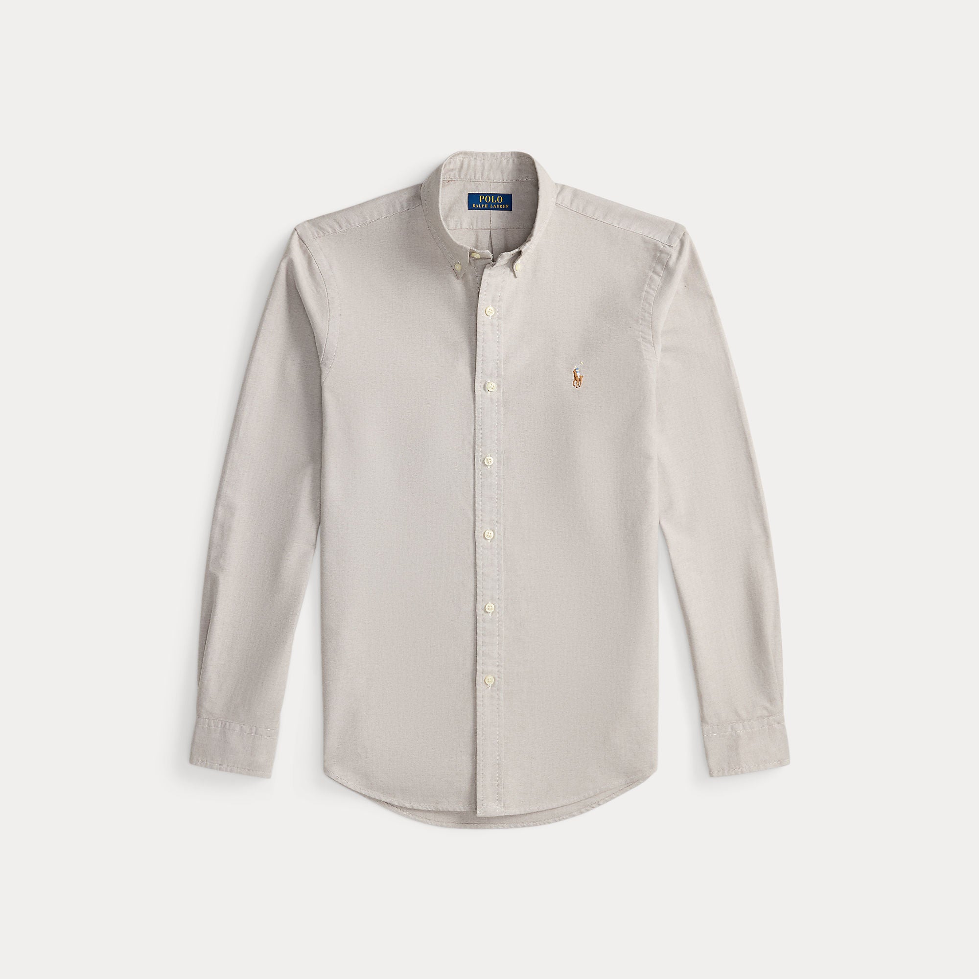 Polo Ralph Lauren miesten kauluspaita Long Sleeve Sport Shirt, vaaleanruskea