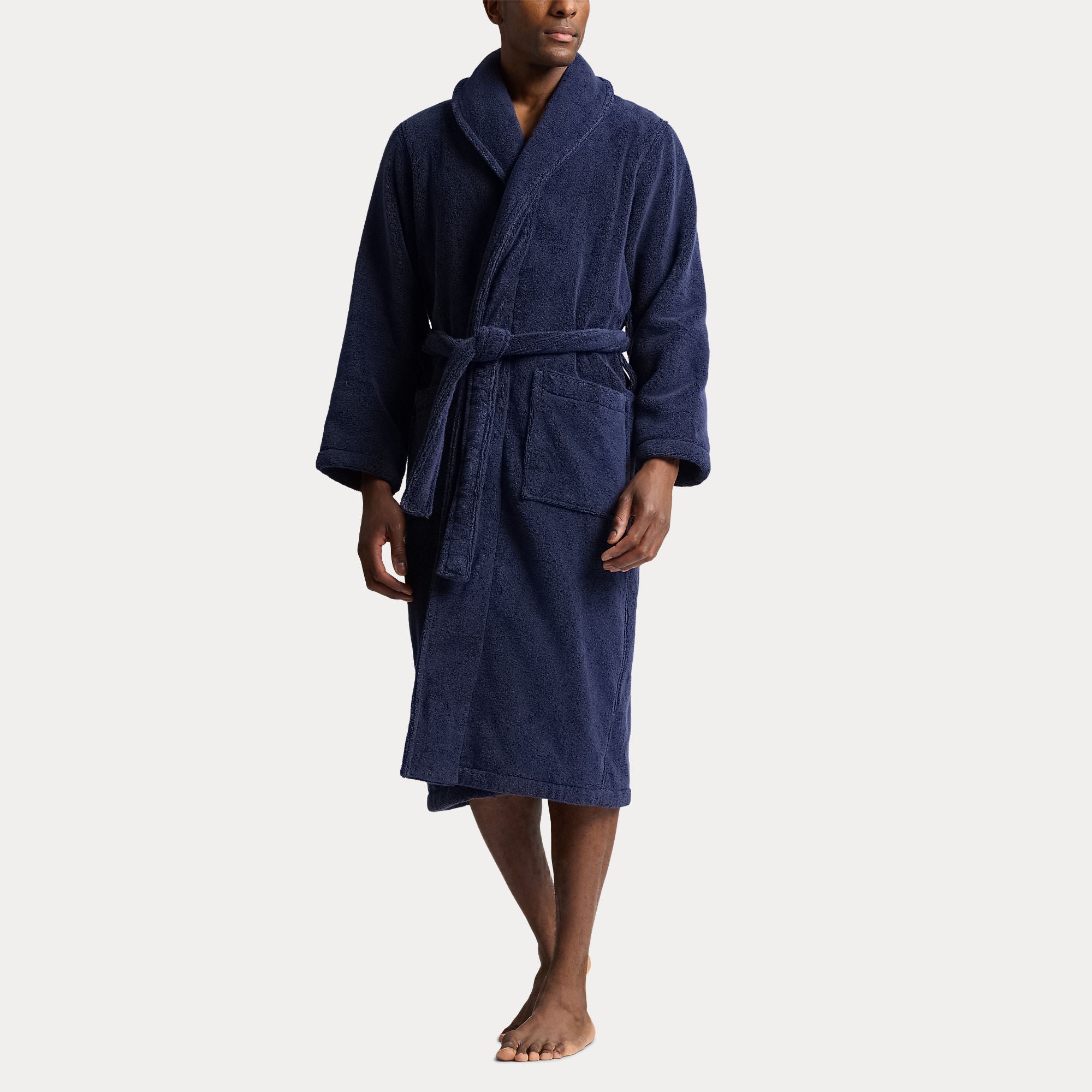 Polo Ralph Lauren miesten kylpytakki Cotton Terry Robe, tummansininen