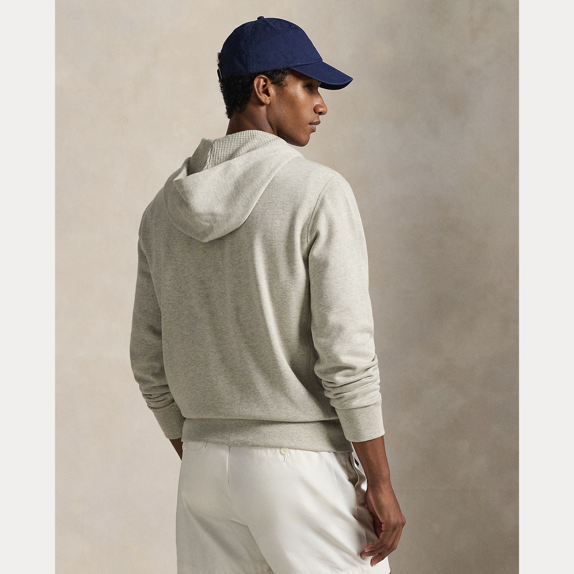 Polo Ralph Lauren miesten huppari Hood Long Sleeve Knit, vaaleanharmaa