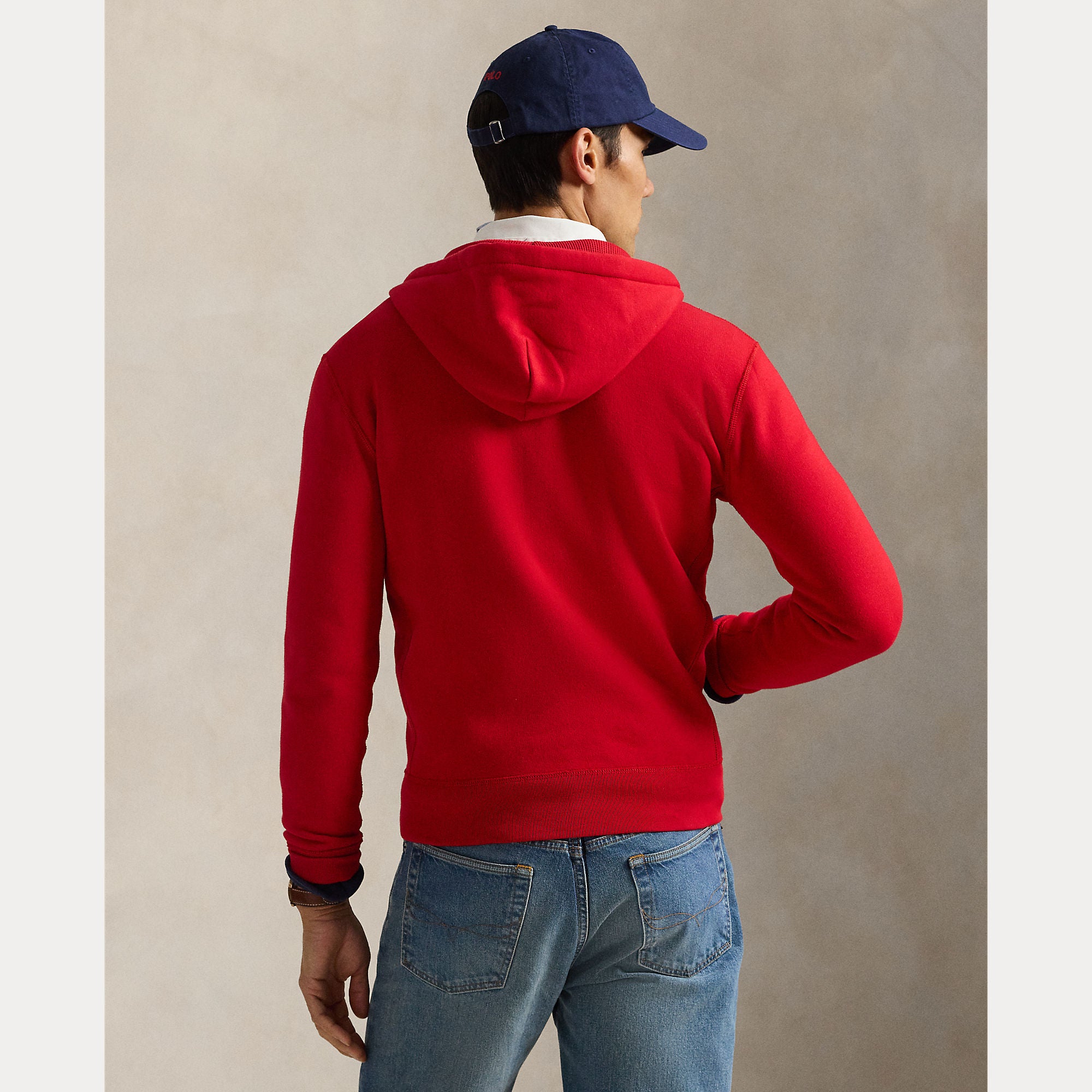Polo Ralph Lauren miesten huppari Hood Long Sleeve Knit, punainen