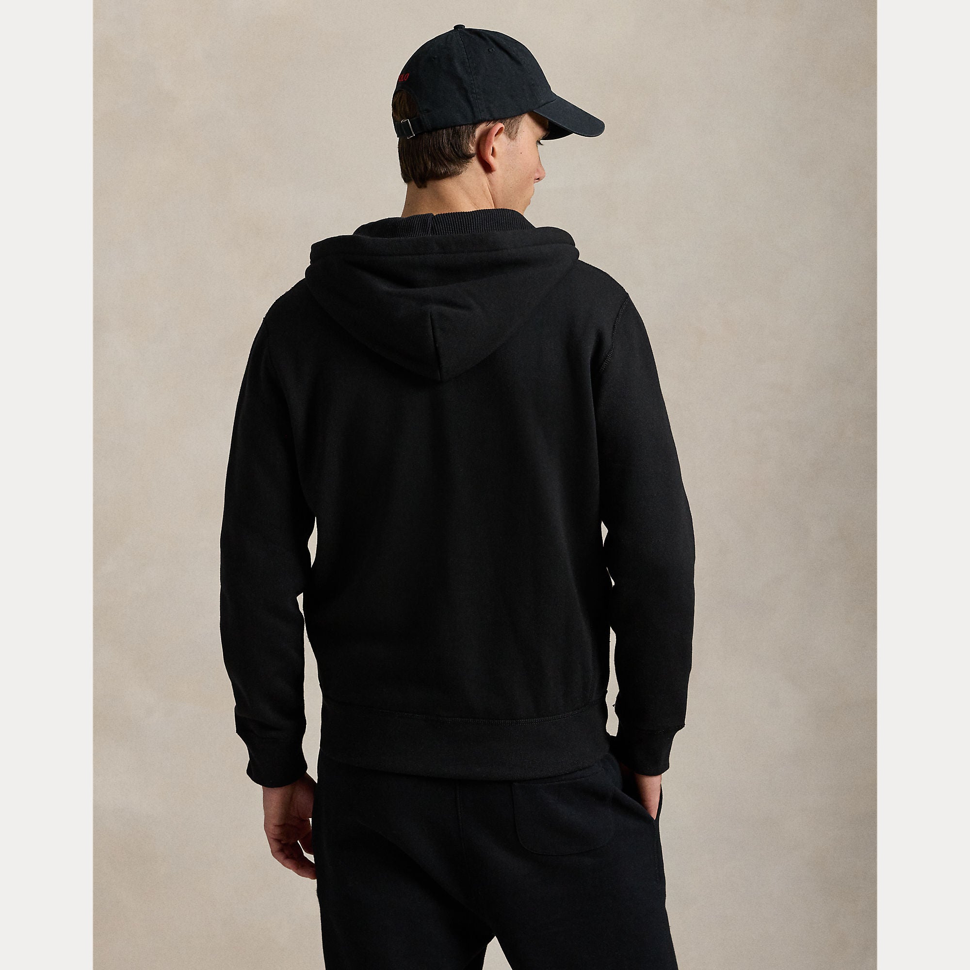 Polo Ralph Lauren miesten huppari Hood Long Sleeve Knit, musta