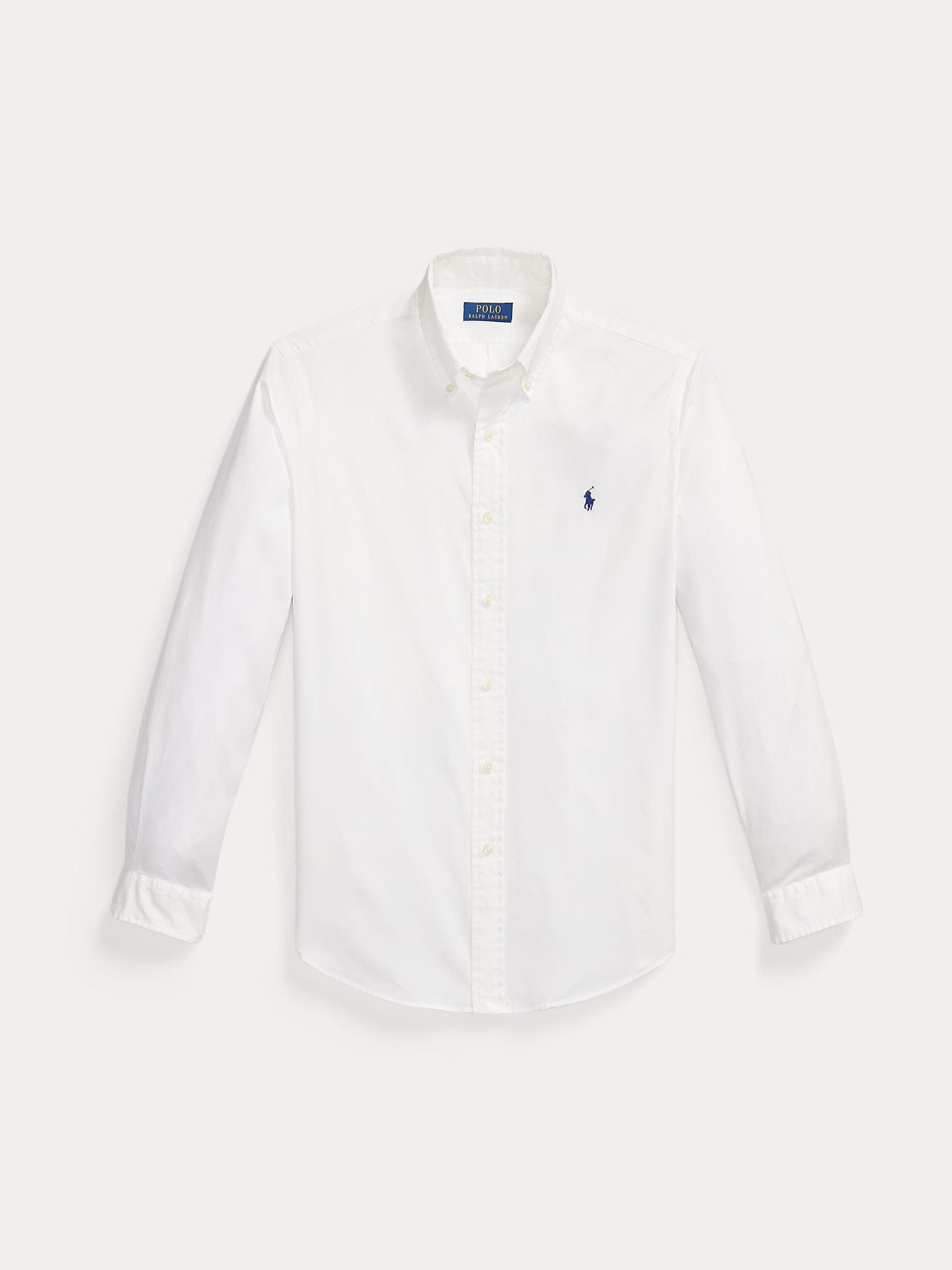 Polo Ralph Lauren miesten kauluspaita Washed Cotton Shirt, valkoinen