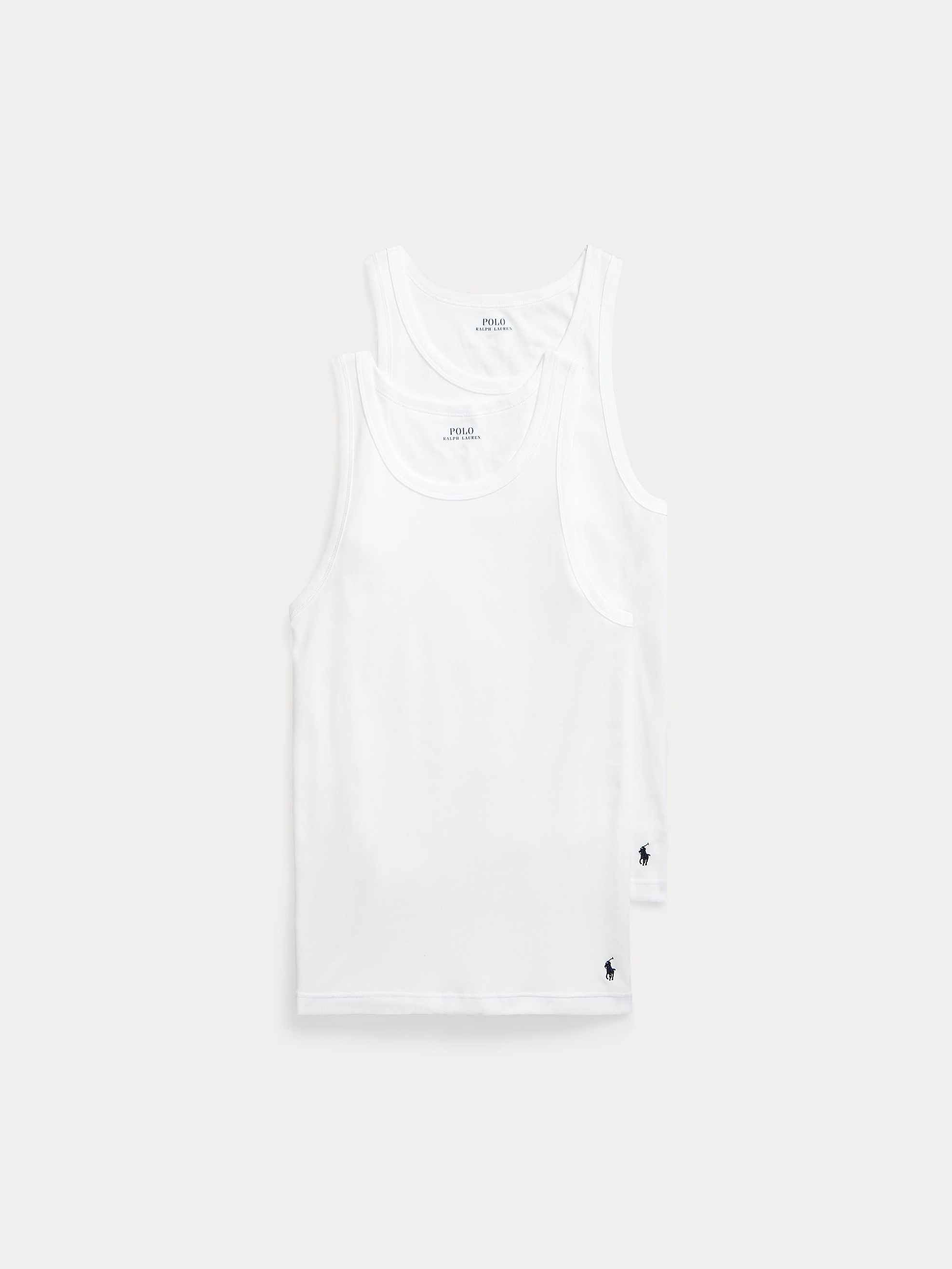 Polo Ralph Lauren miesten aluspaidat Classic Tank 2 Pack, valkoinen
