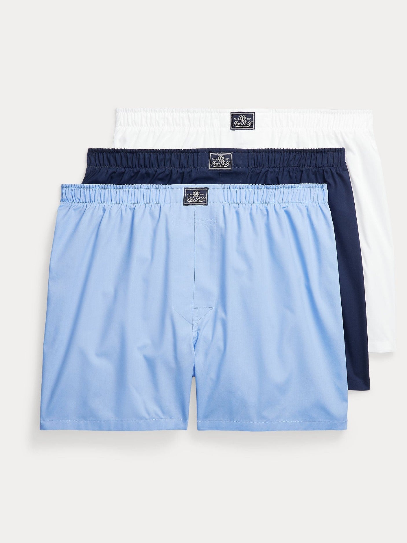 Polo Ralph Lauren miesten bokserit Cotton Boxer 3 Pack, tummansininen