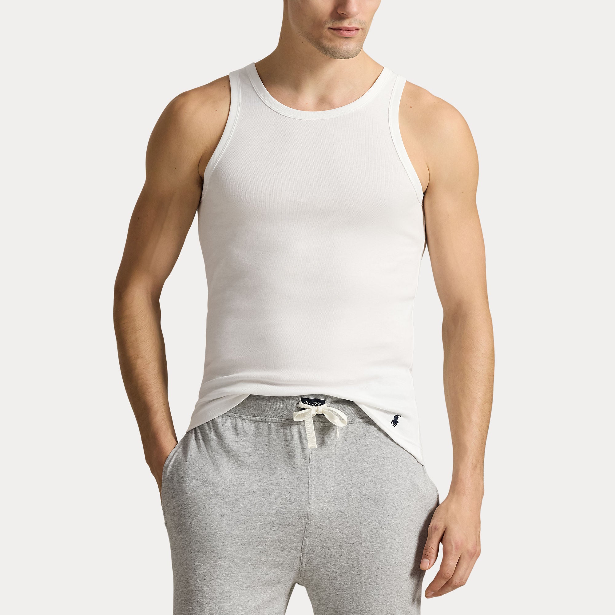 Polo Ralph Lauren miesten aluspaidat Classic Tank 2 Pack, valkoinen