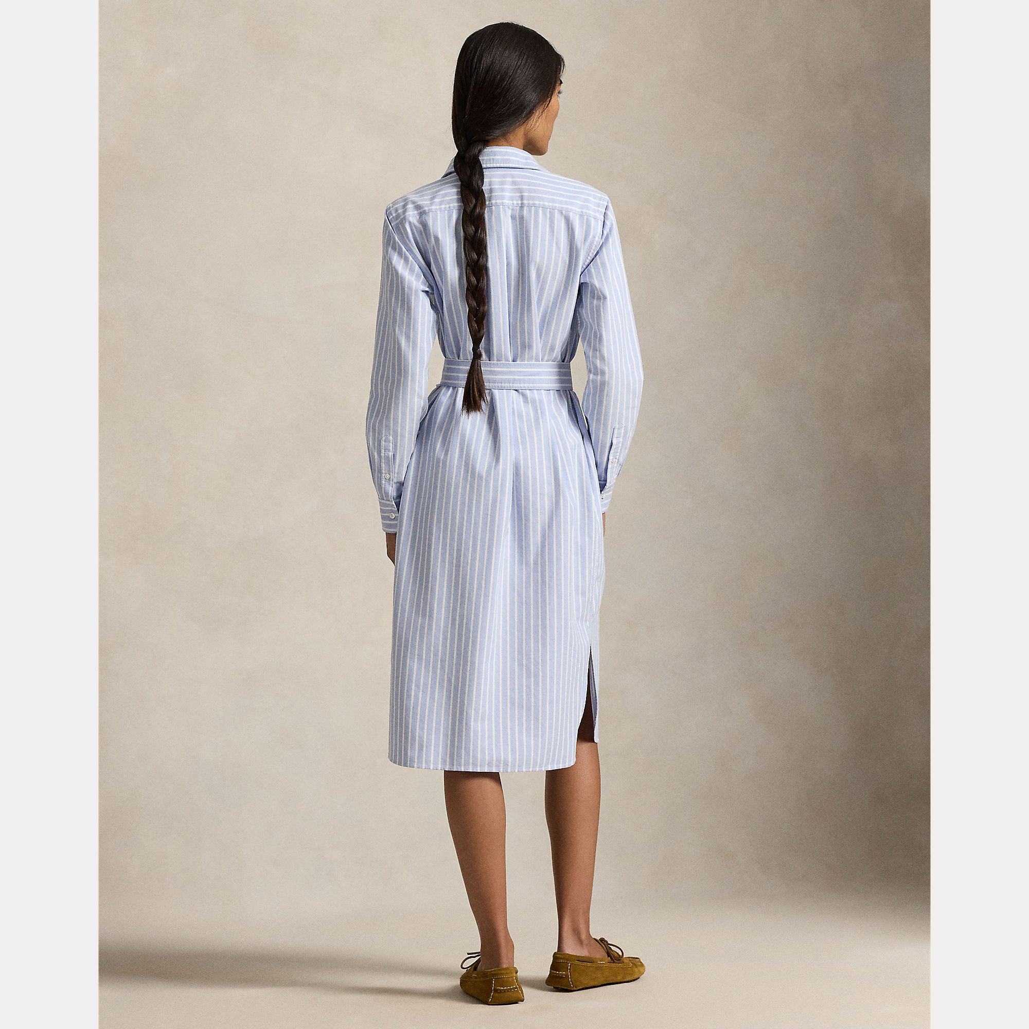 Polo Ralph Lauren naisten paitamekko Cory Dress LS, raidallinen sininen