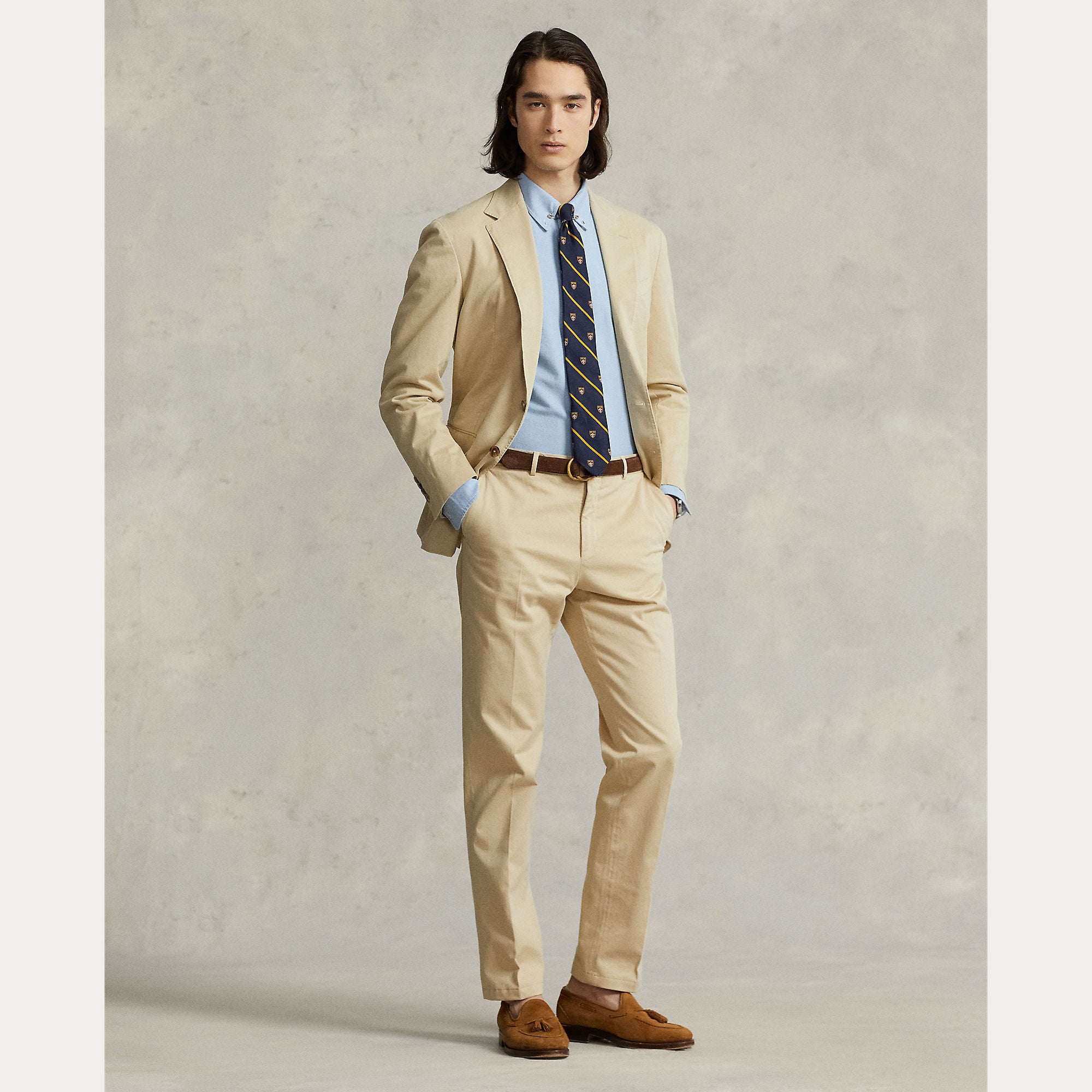 Polo Ralph Lauren miesten kauluspaita Custom Fit Oxford Shirt, vaaleansininen