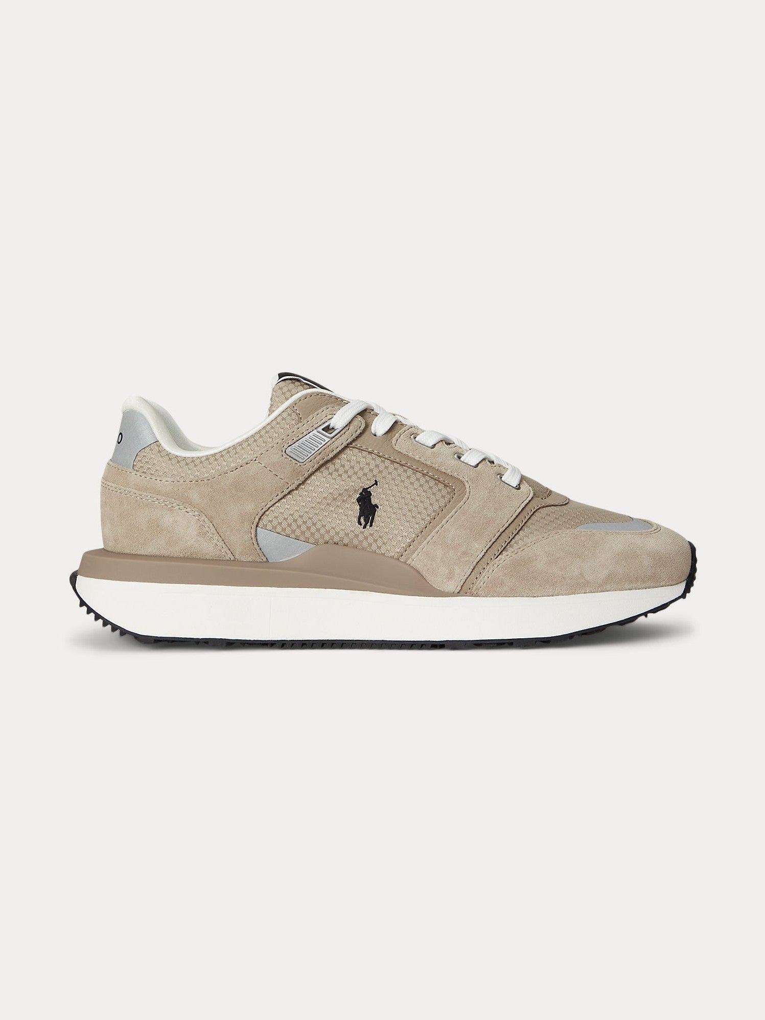 Polo Ralph Lauren miesten Lenkkarit Train 89 V2-Sneakers-Low Top Lace, Vaalea beige
