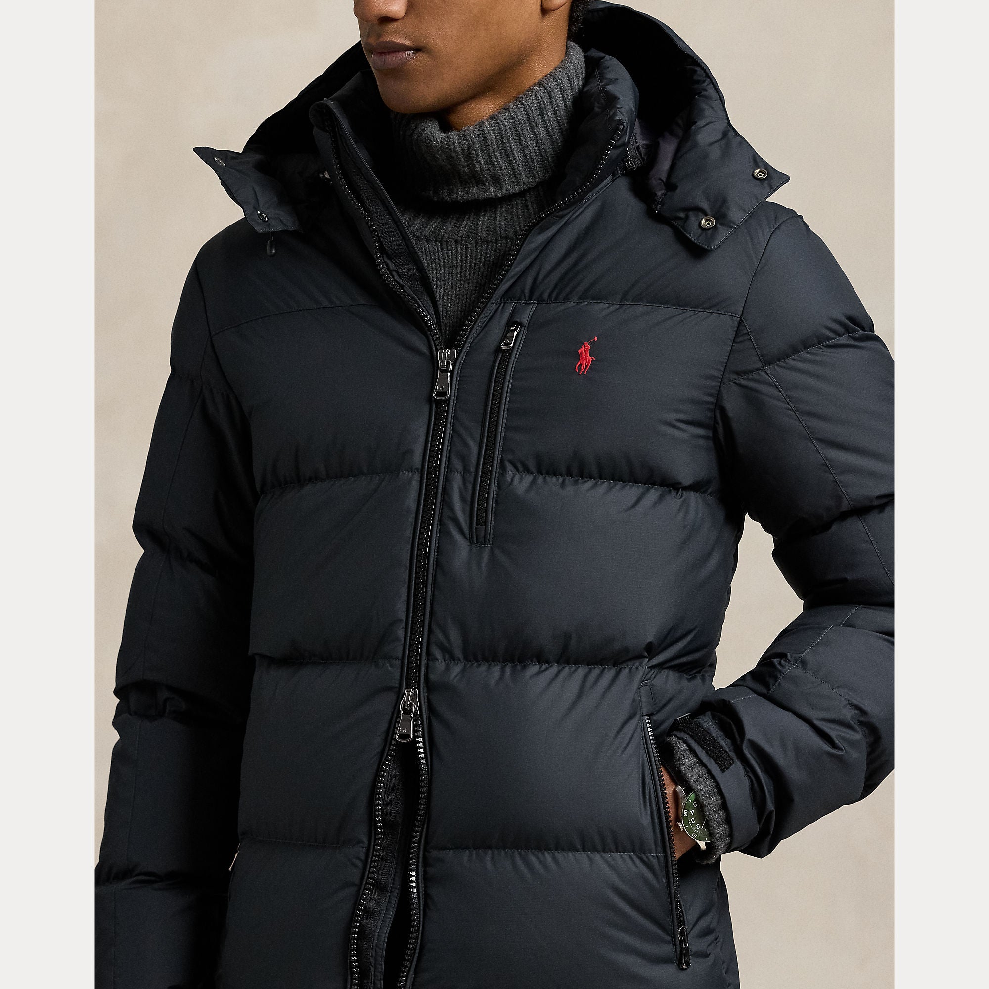 Polo Ralph Lauren miesten untuvatakki Gorham Down Jacket, musta