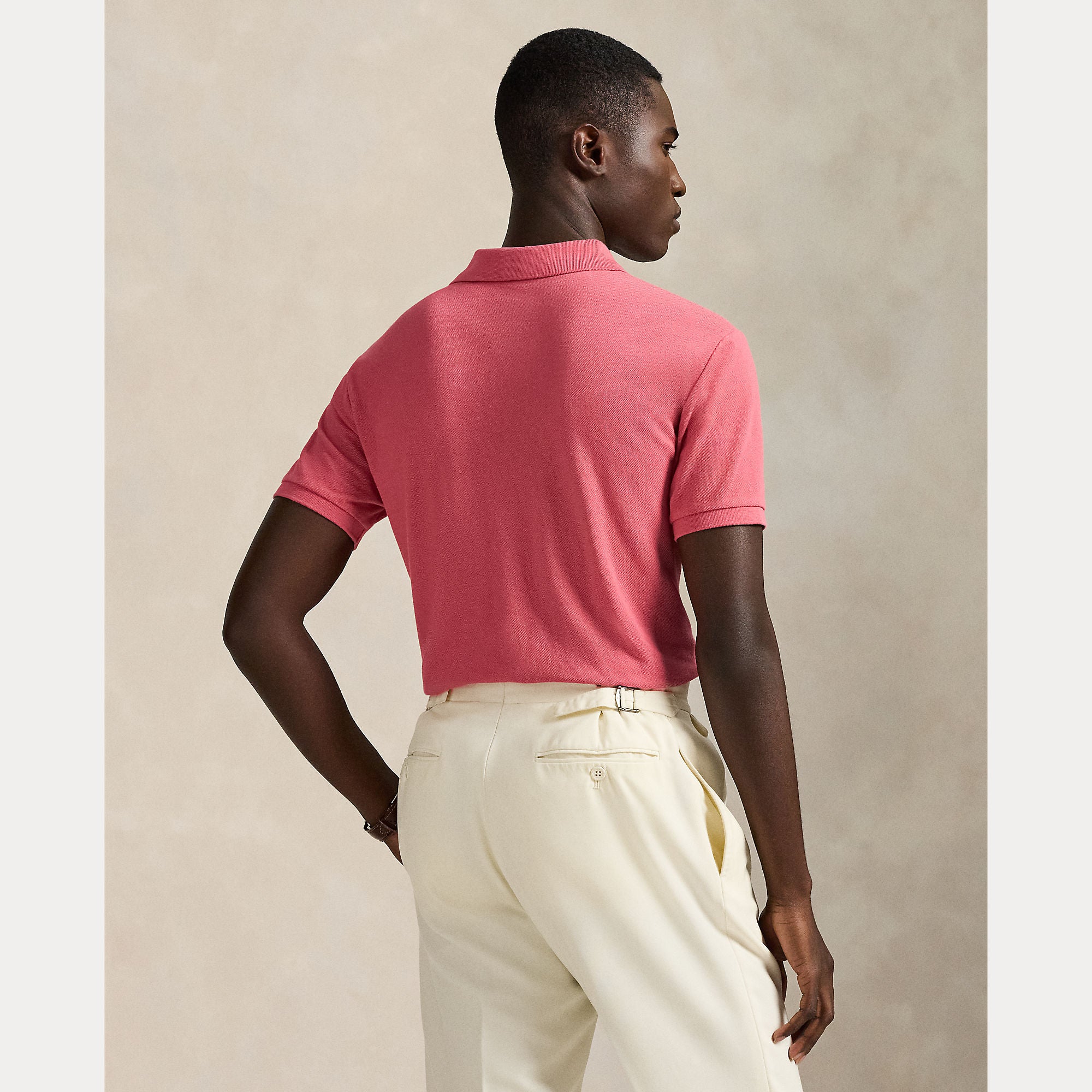 Polo Ralph Lauren miesten pikeepaita Iconic Mesh Polo Shirt, punainen