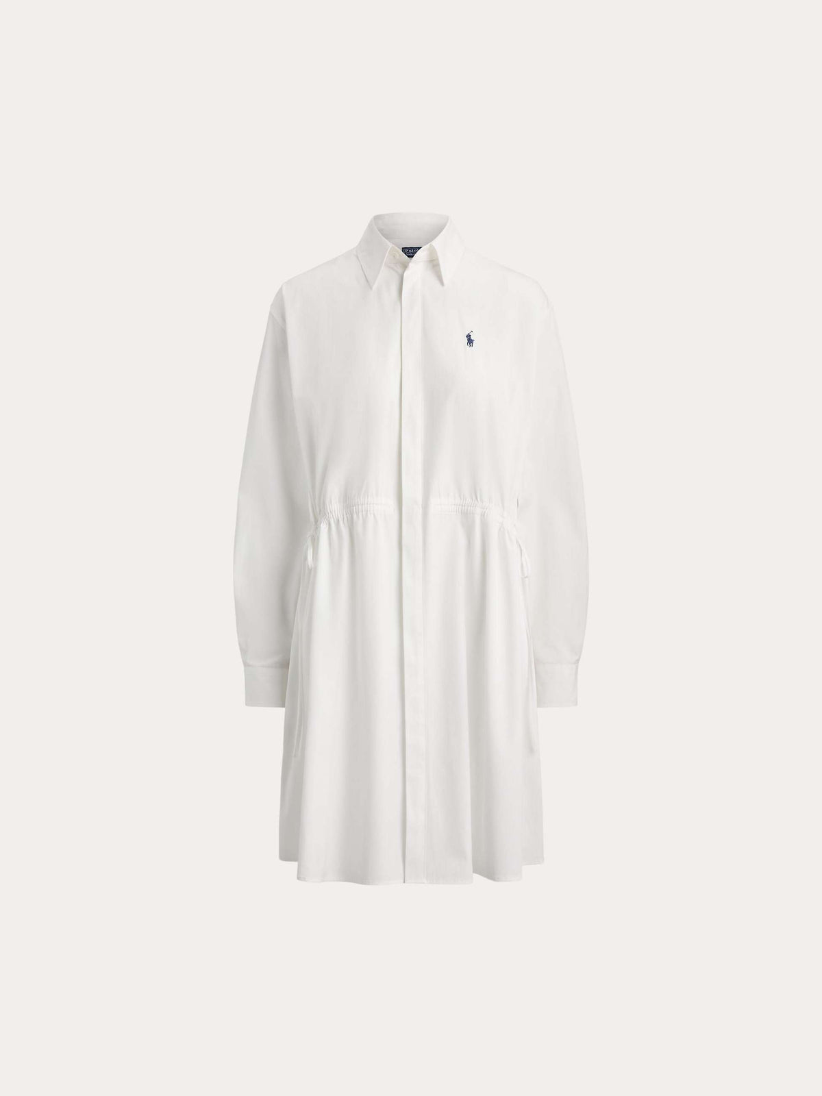 Polo Ralph Lauren mekko Woven-Shirt Dress, valkoinen