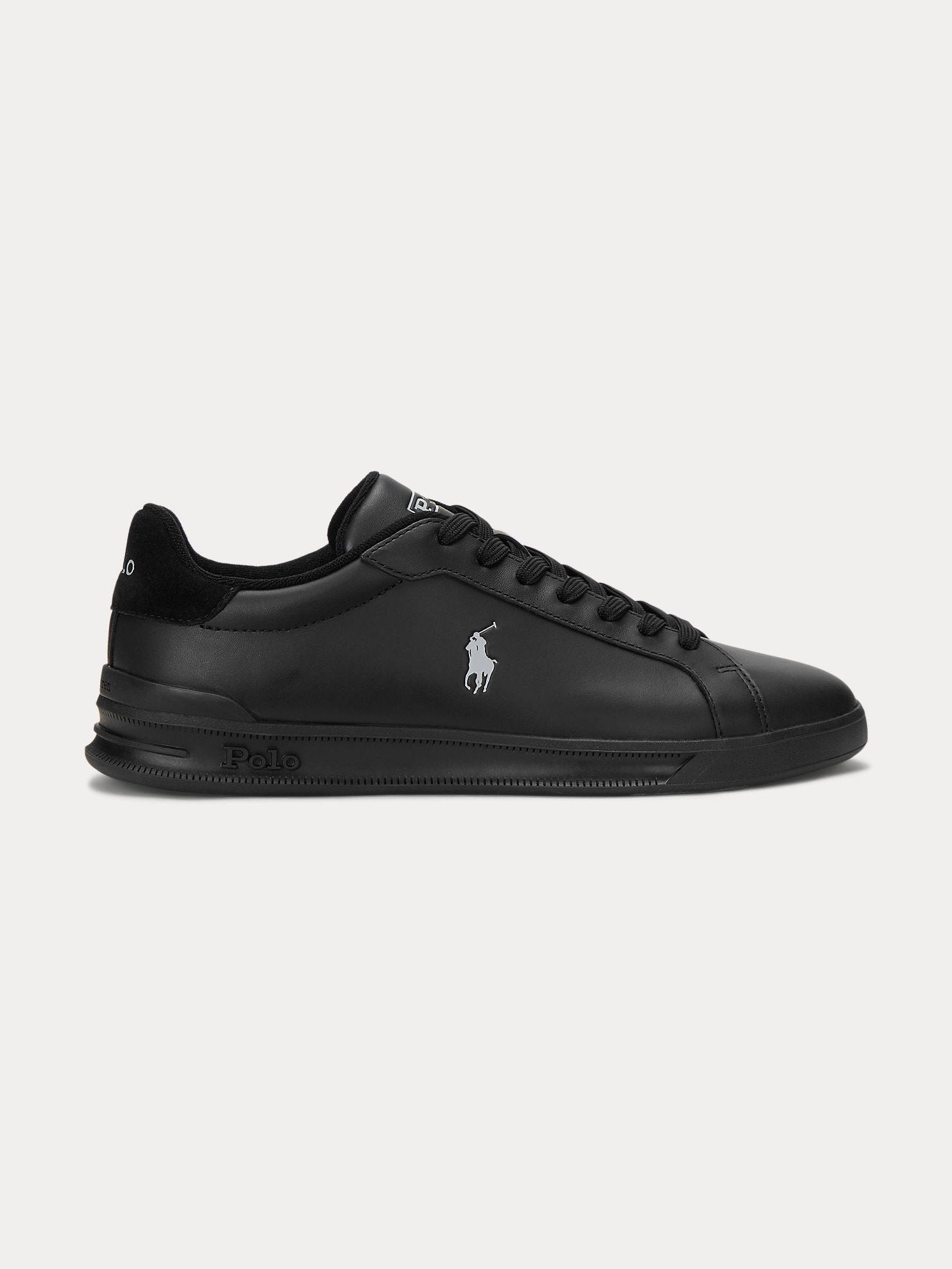 Polo Ralph Lauren miesten tennarit HRT CRT II Leather Sneaker, musta