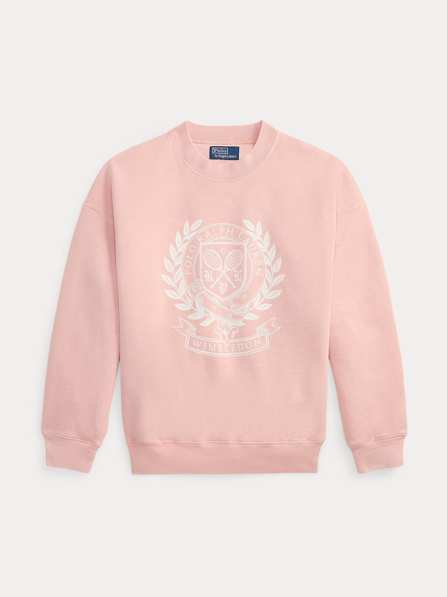 Polo Ralph Lauren naisten collegepaita Wimbledon, vaaleanpunainen