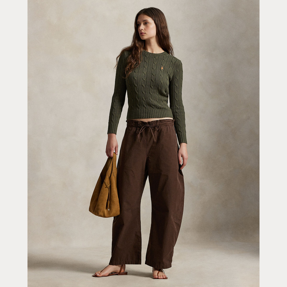 Polo Ralph Lauren naisten neulepusero Julianna LS Pullover, tummanvihreä