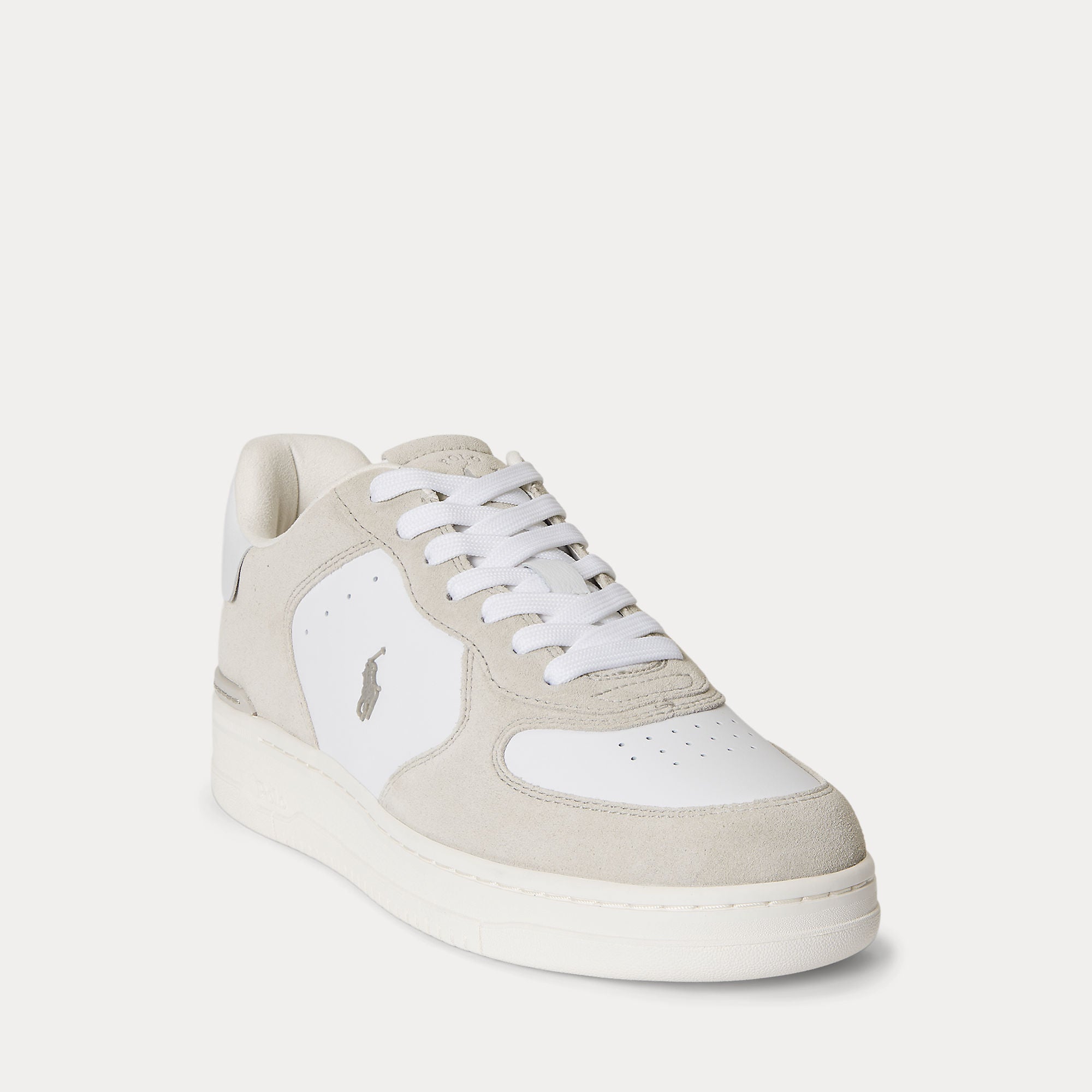 Polo Ralph Lauren miesten tennarit Masters CRT Sneakers Low Top, vaaleanharmaa