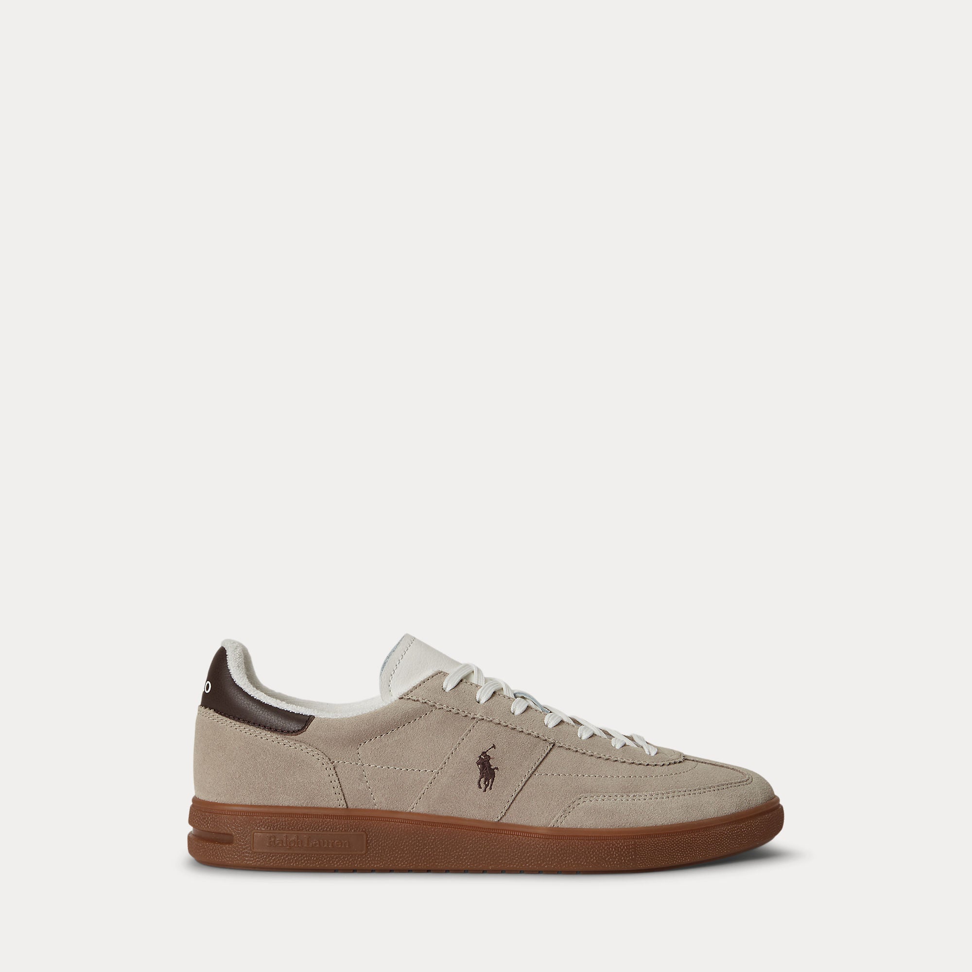 Polo Ralph Lauren miesten tennarit Bedford PP - Low Top Suede Sneaker, ruskeanharmaa